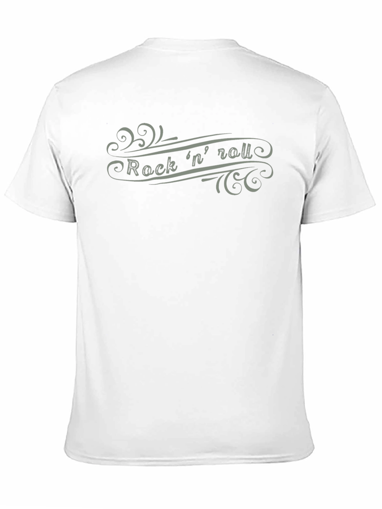 Rock n Roll Graphic Black T-Shirt