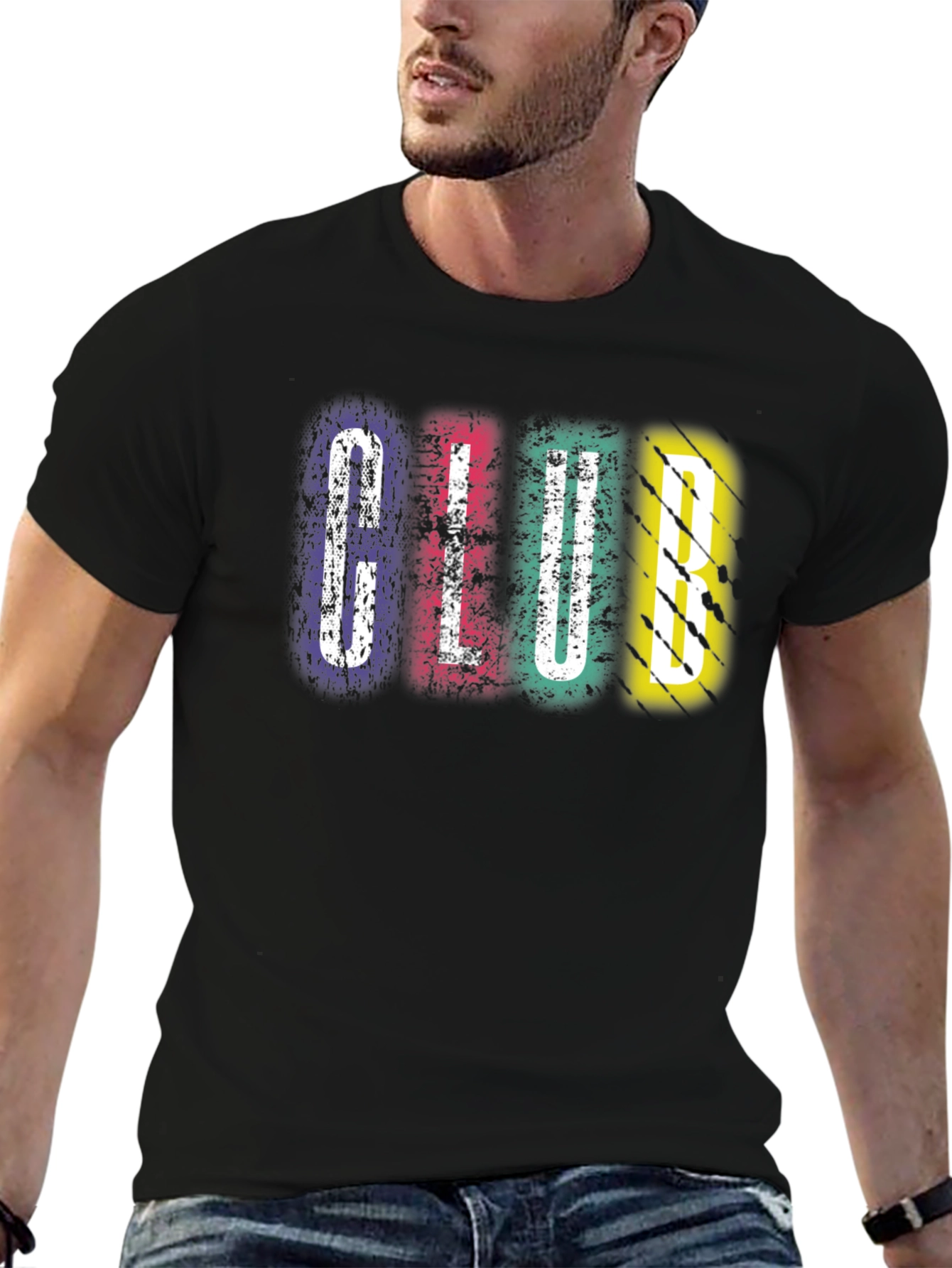 Club Graphic T-Shirt - Casual Wear