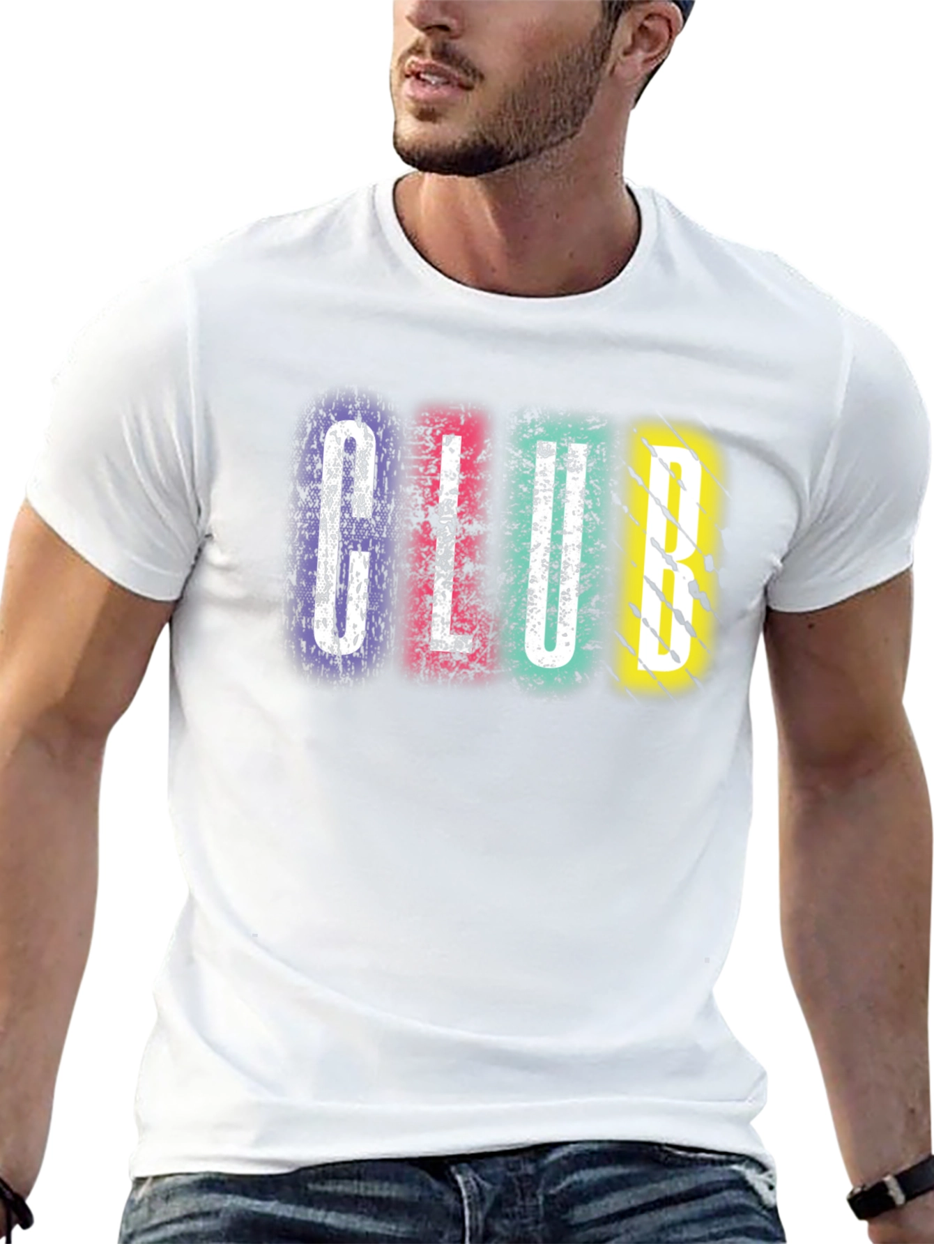 Club Graphic T-Shirt - Casual Wear