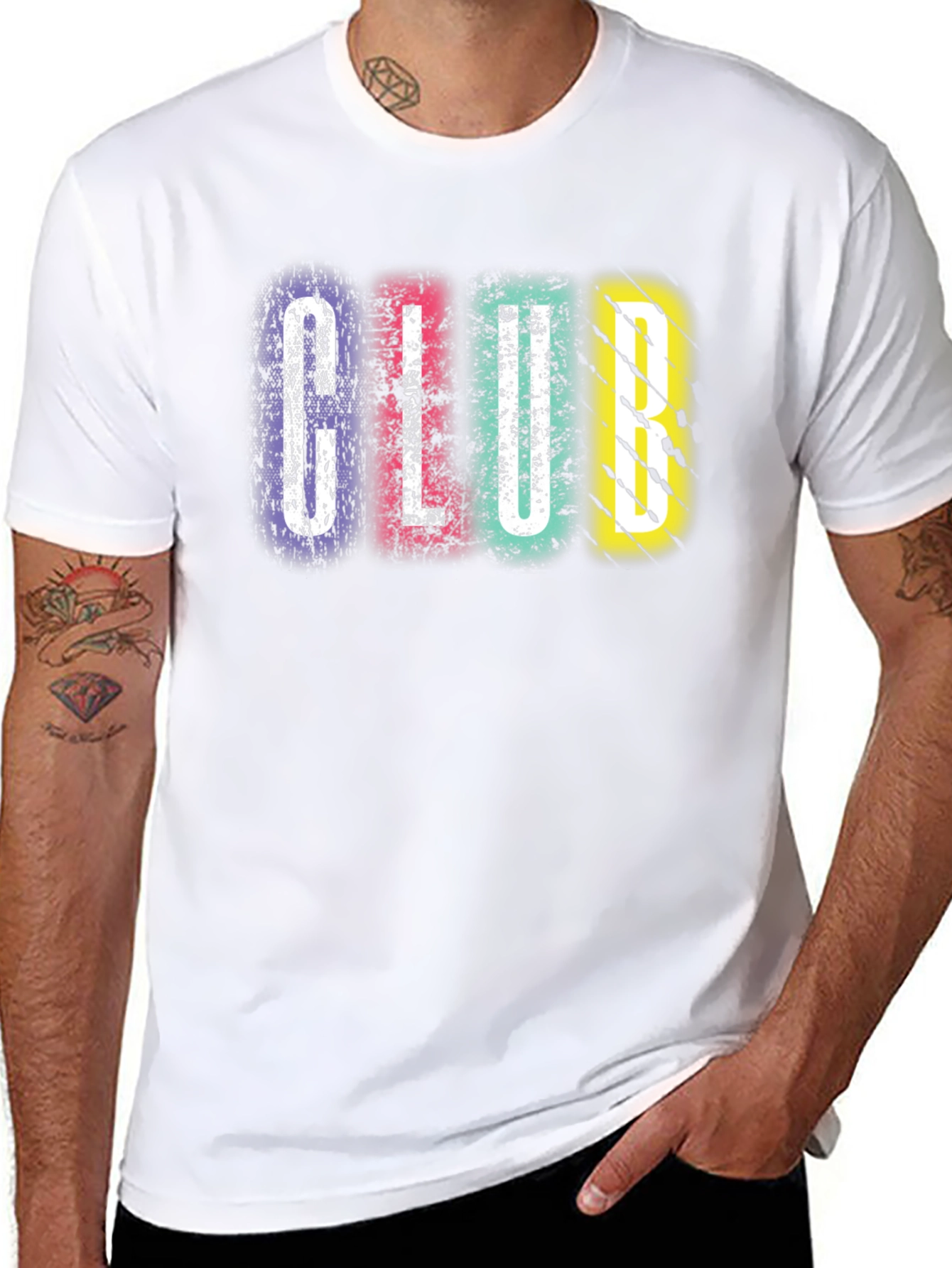 Club Graphic T-Shirt - Casual Wear