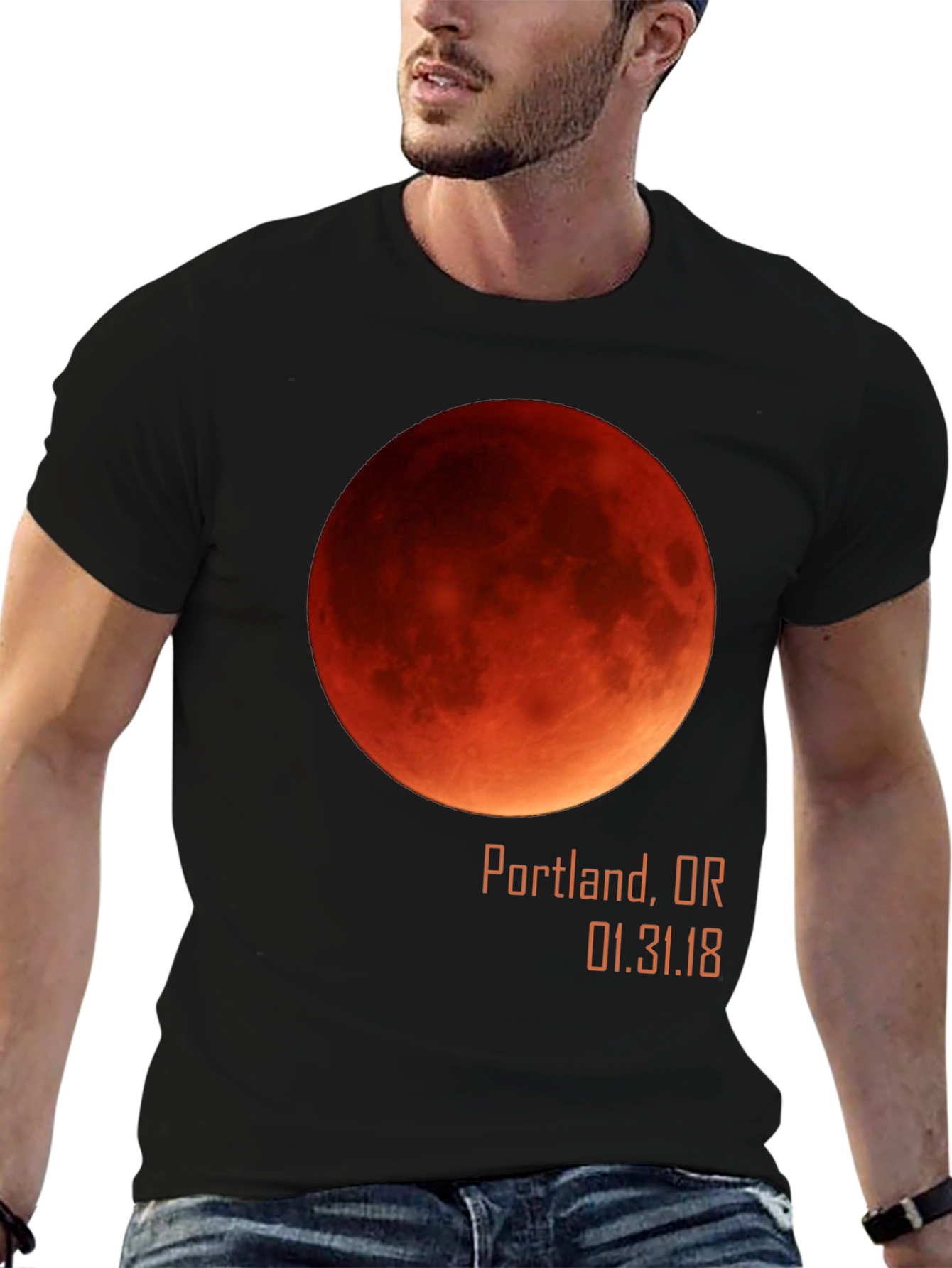 Blood Moon Portland OR T-Shirt