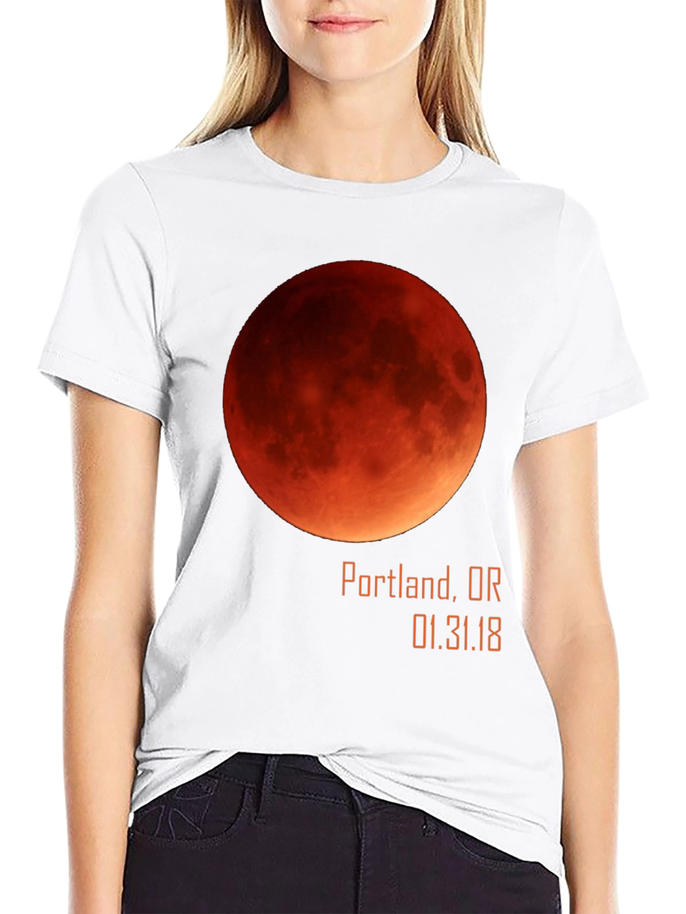 Blood Moon Portland OR T-Shirt