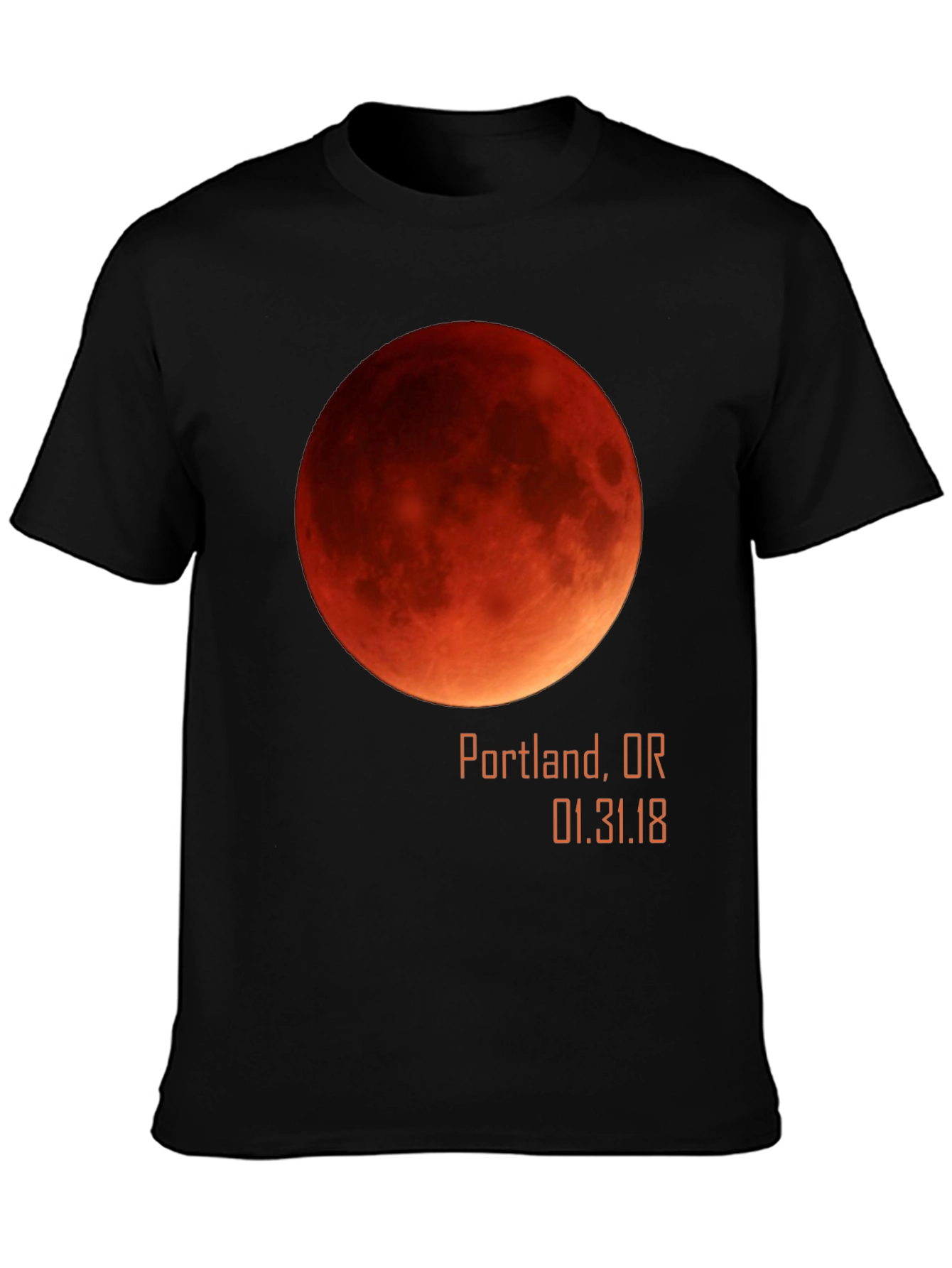 Blood Moon Portland OR T-Shirt