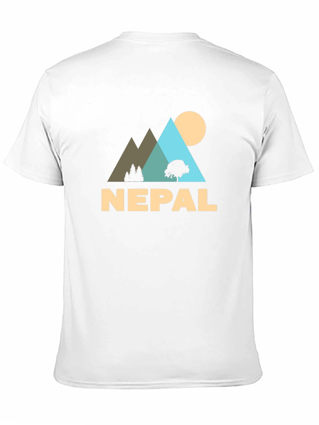 Nepal Adventure T-Shirt - Mountain Landscape Tee