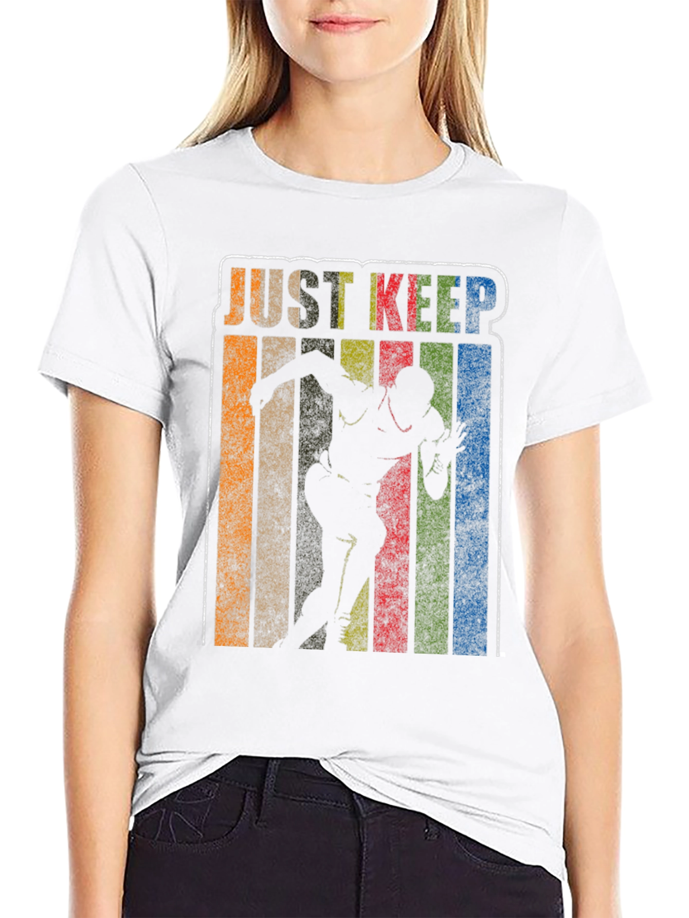 Just Keep Running Retro T-Shirt