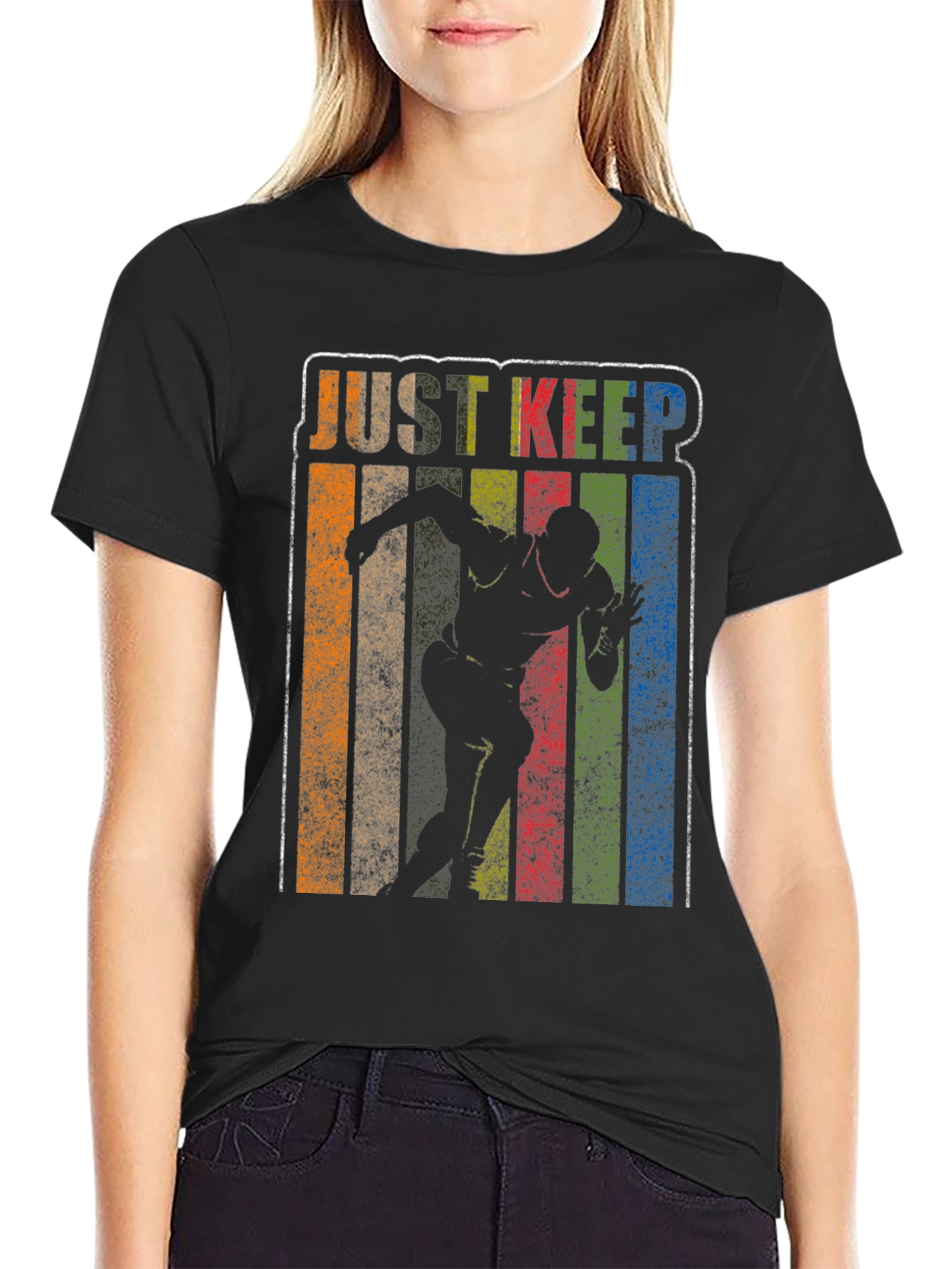 Just Keep Running Retro T-Shirt