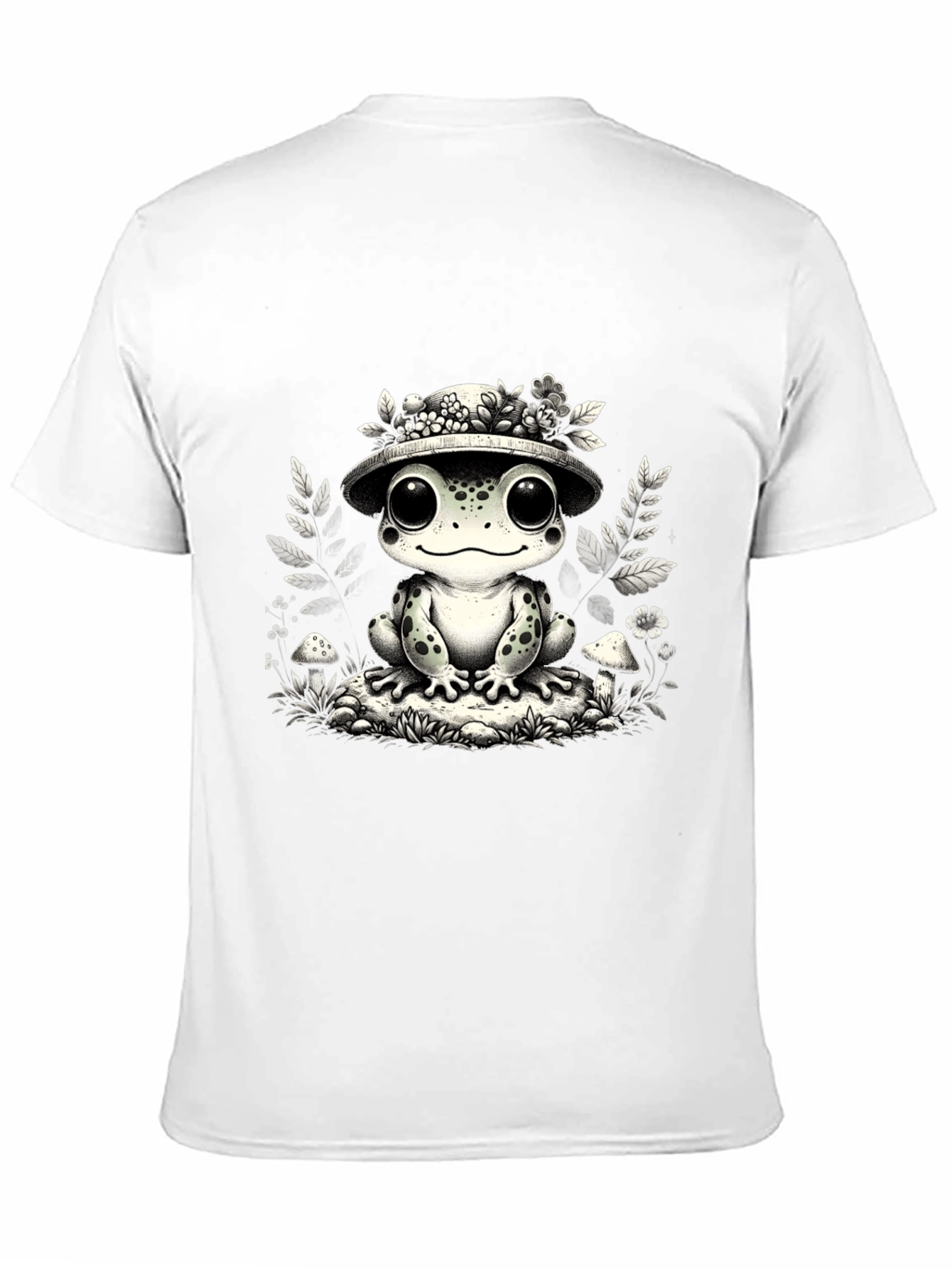 Cute Frog T-Shirt - Toad with Hat