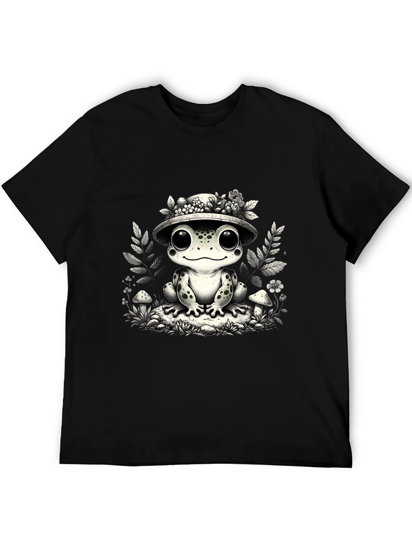 Cute Frog T-Shirt - Toad with Hat