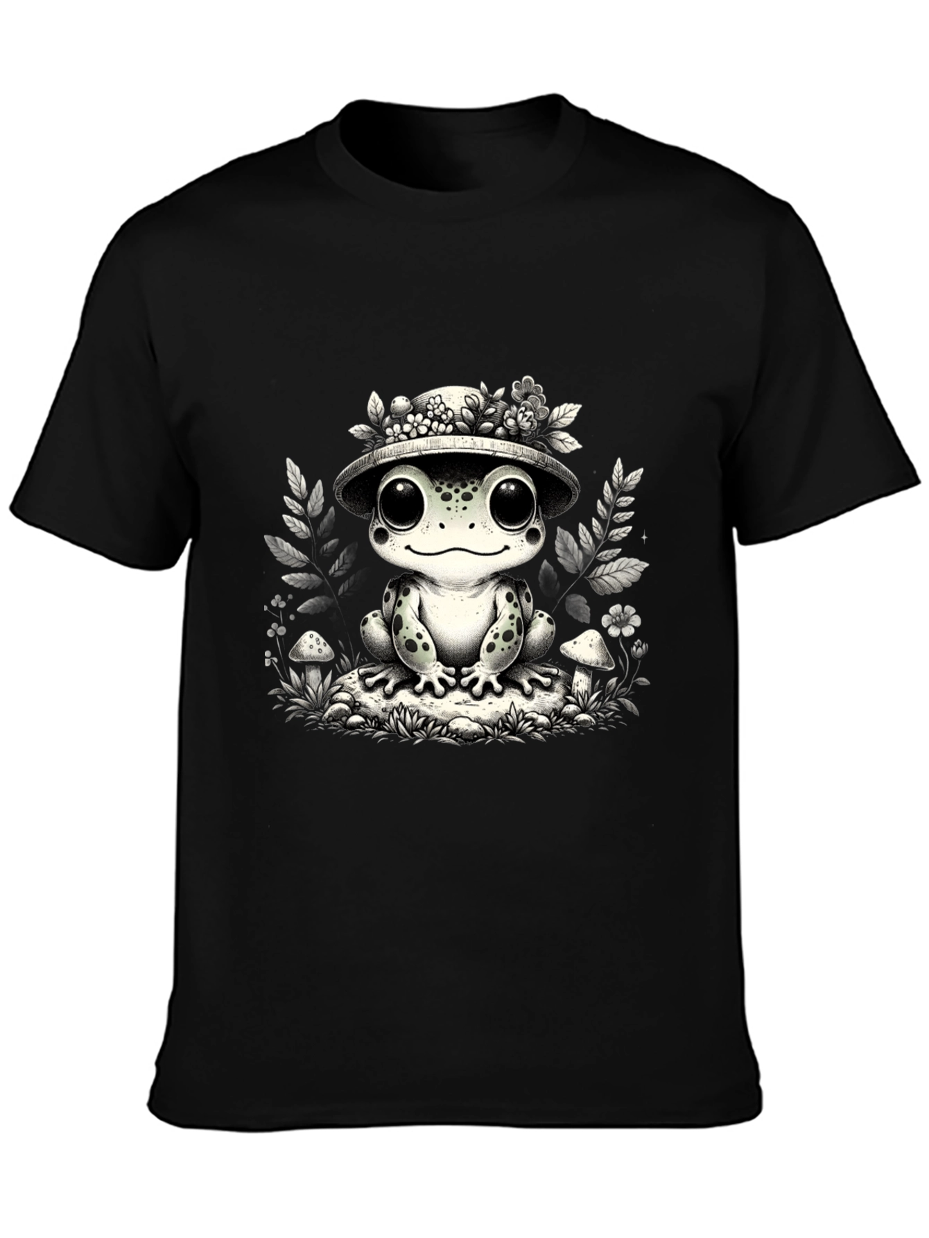 Cute Frog T-Shirt - Toad with Hat