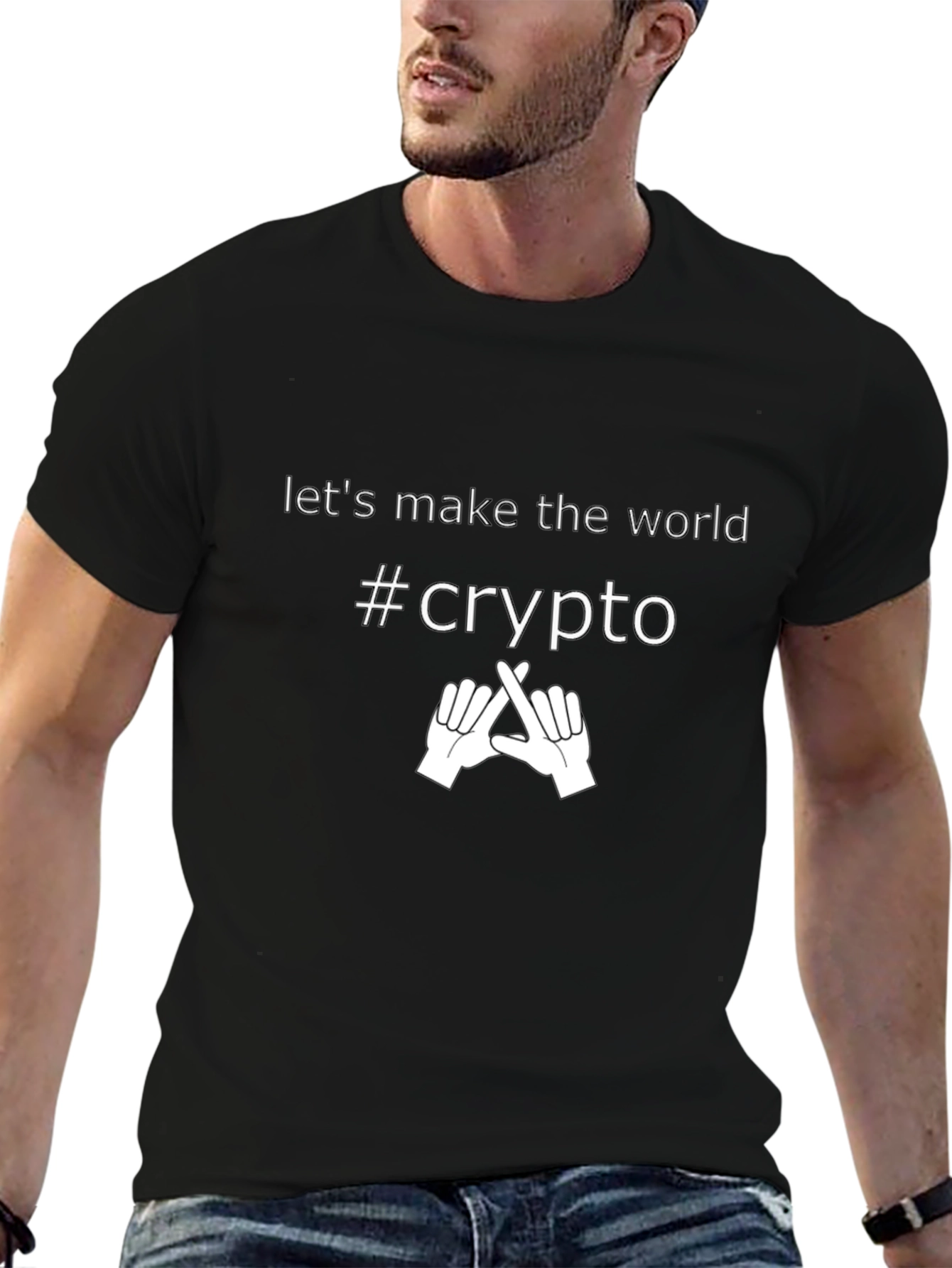 Crypto T-Shirt: Lets Make the World Crypto Tee