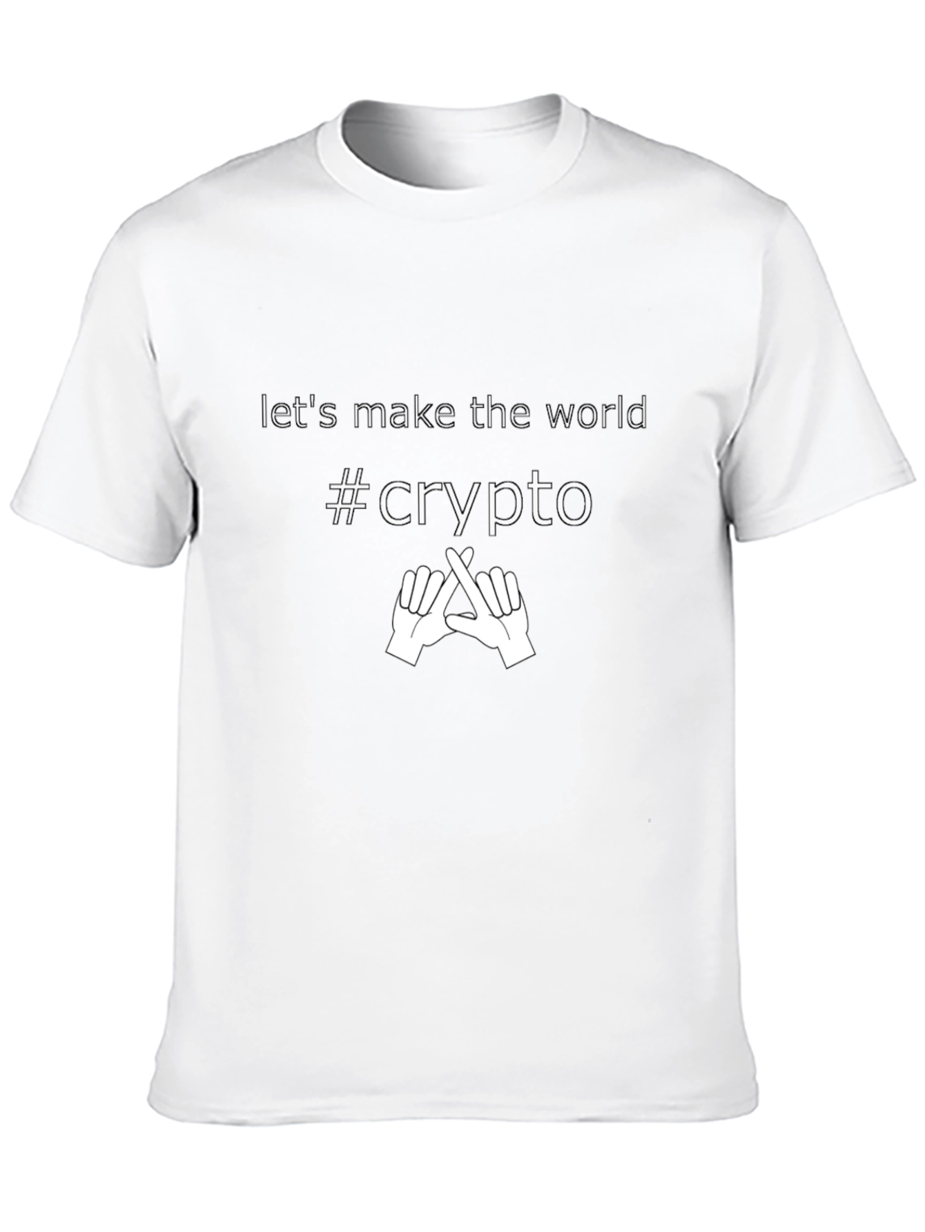 Crypto T-Shirt: Lets Make the World Crypto Tee