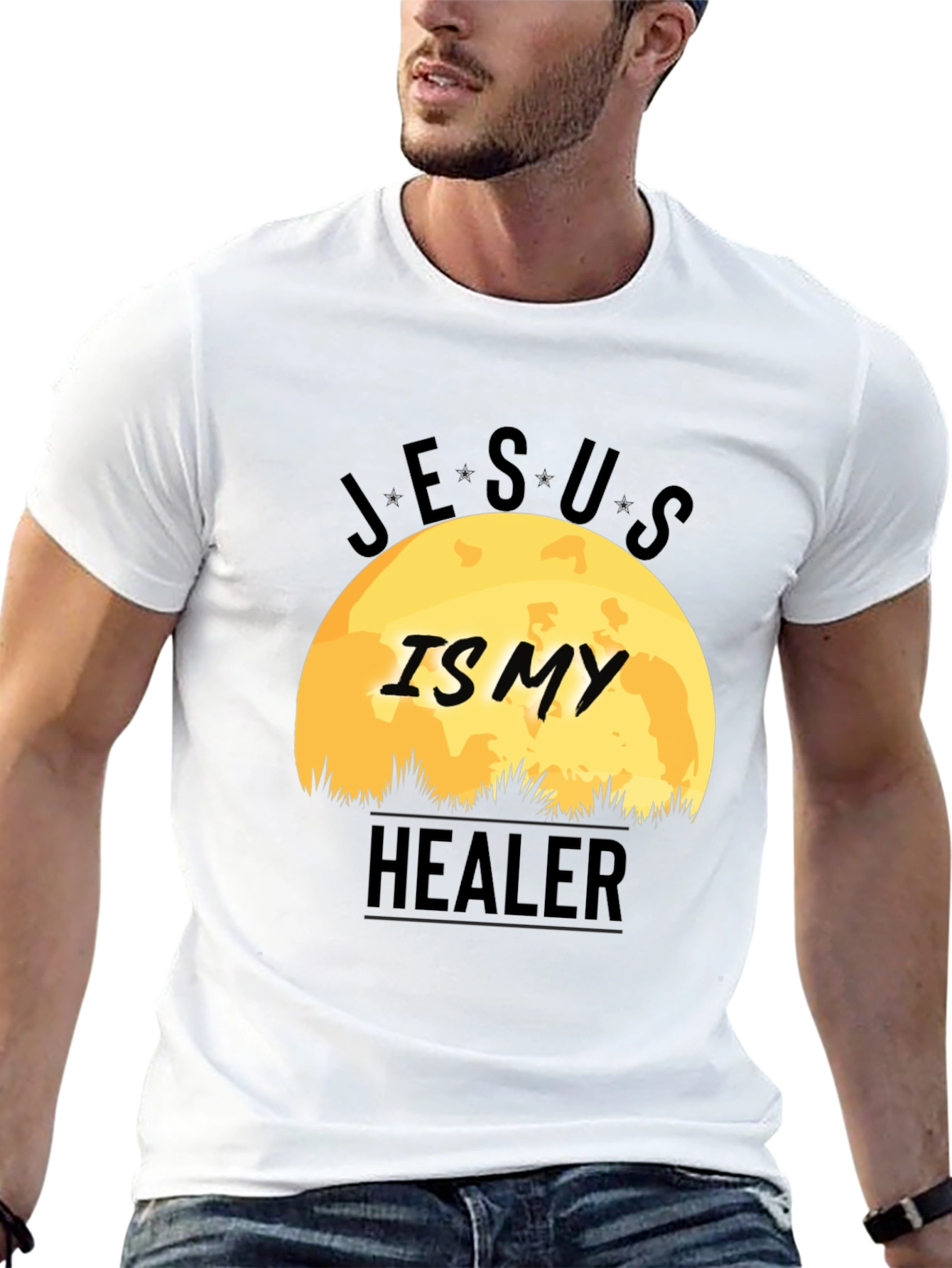Jesus is My Healer Graphic Tee - Christian Apparel