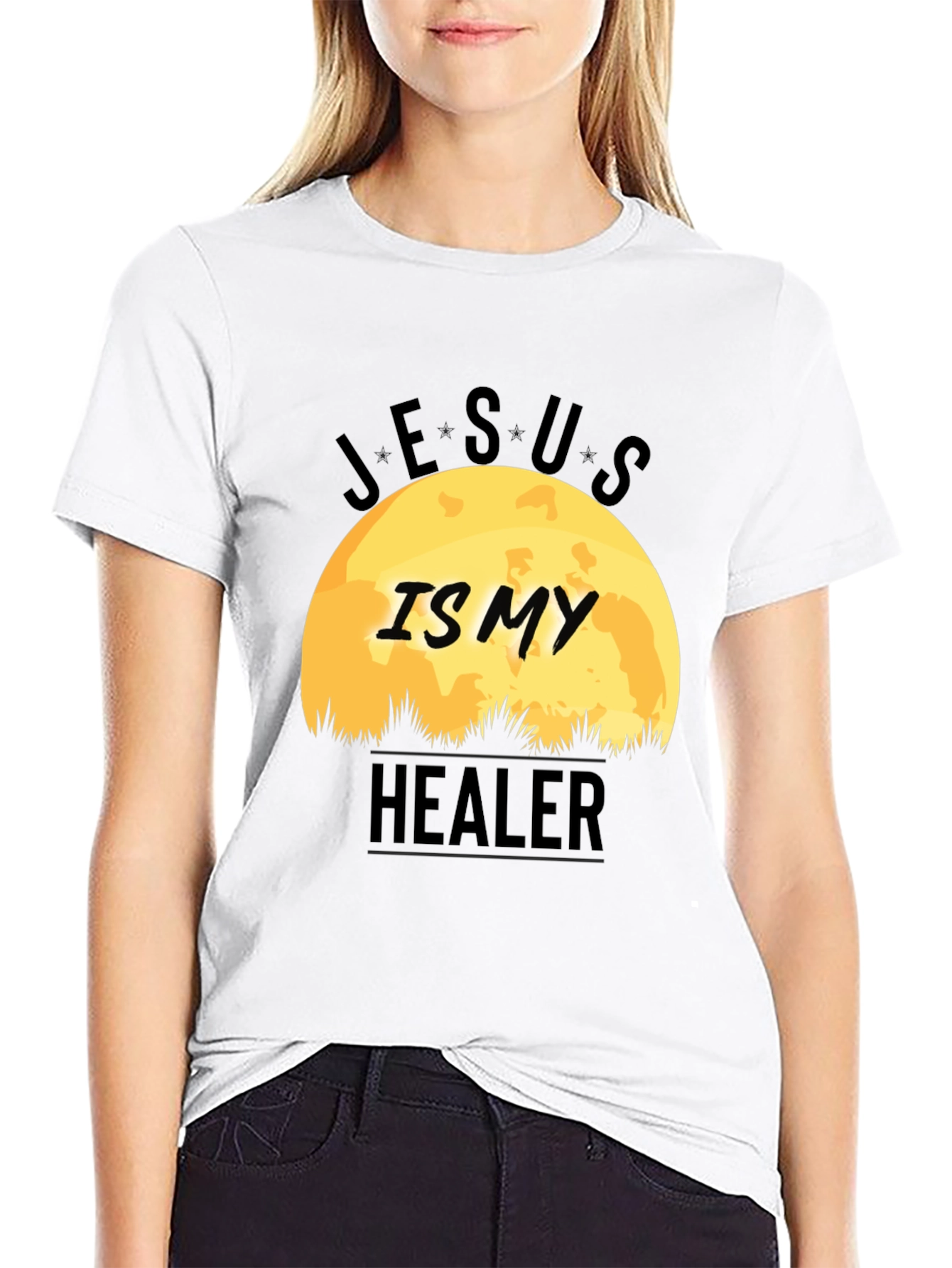 Jesus is My Healer Graphic Tee - Christian Apparel