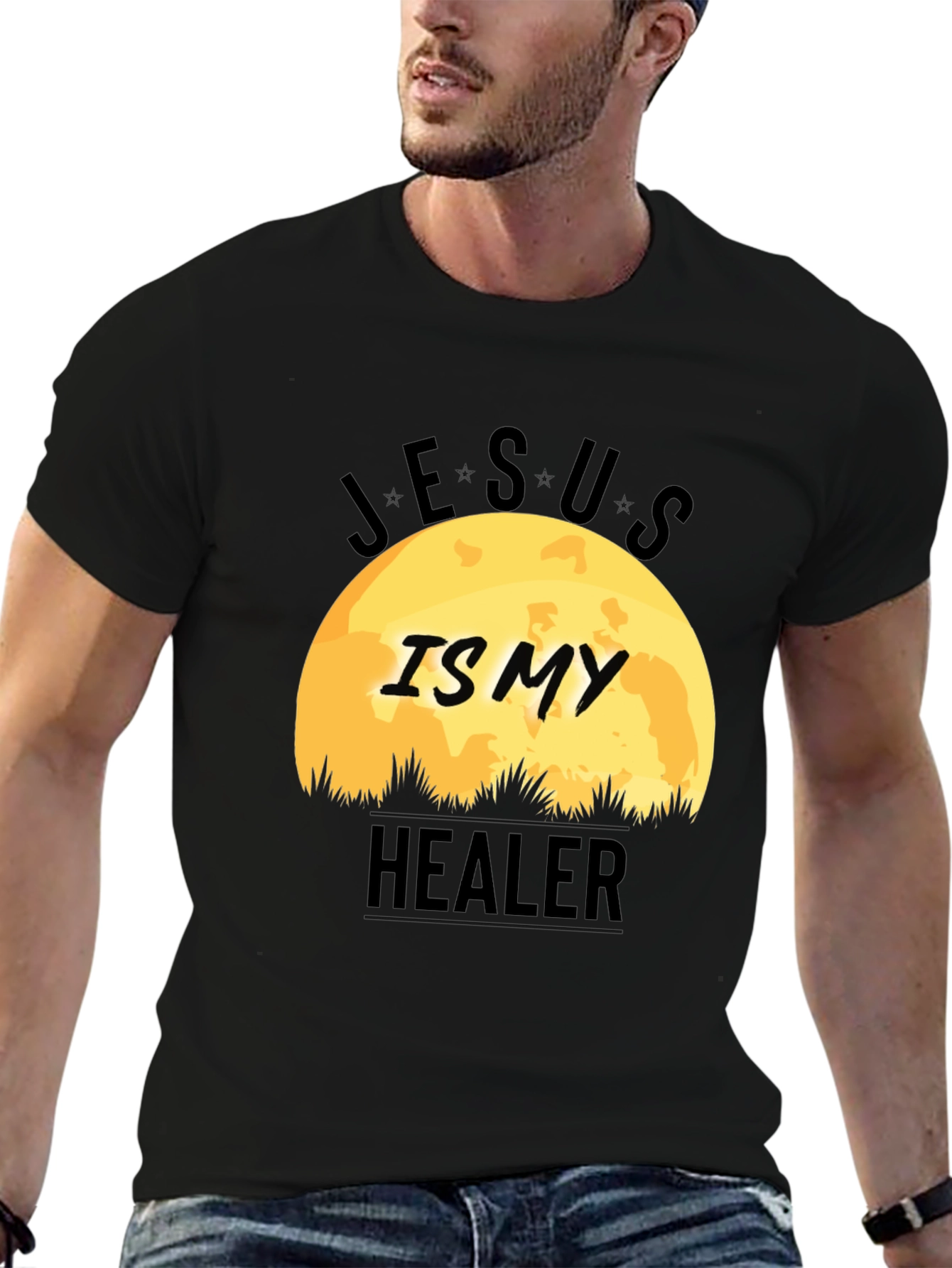 Jesus is My Healer Graphic Tee - Christian Apparel