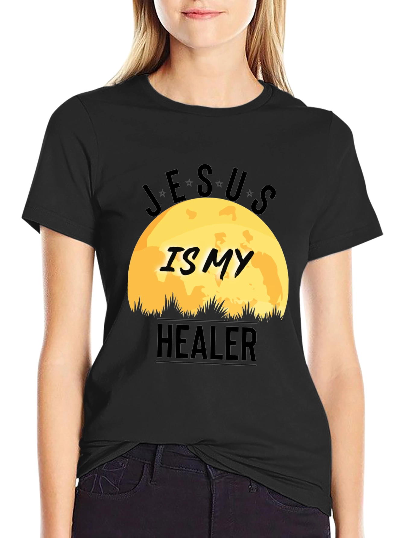 Jesus is My Healer Graphic Tee - Christian Apparel