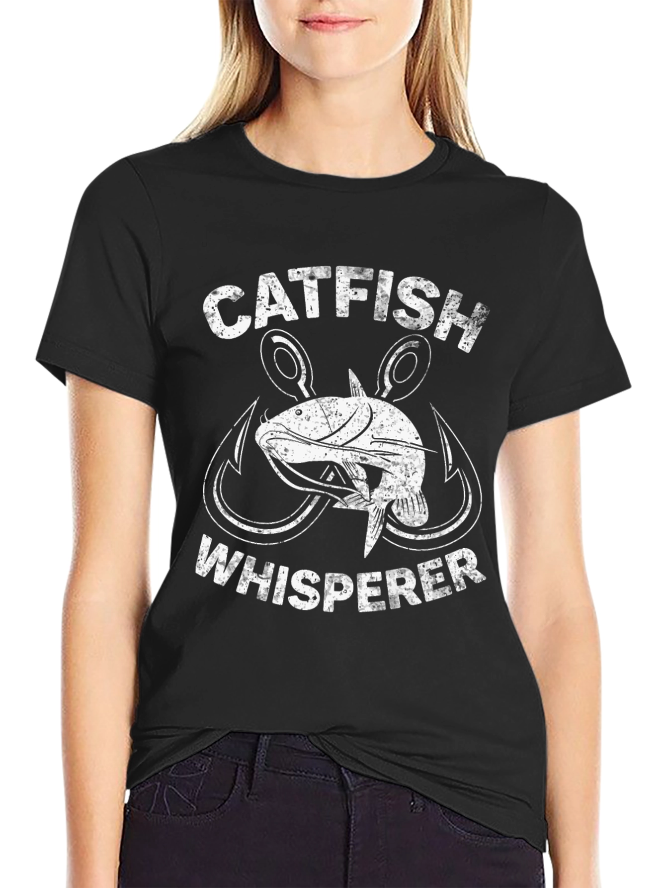 Catfish Whisperer Graphic T-Shirt Fishing Tee