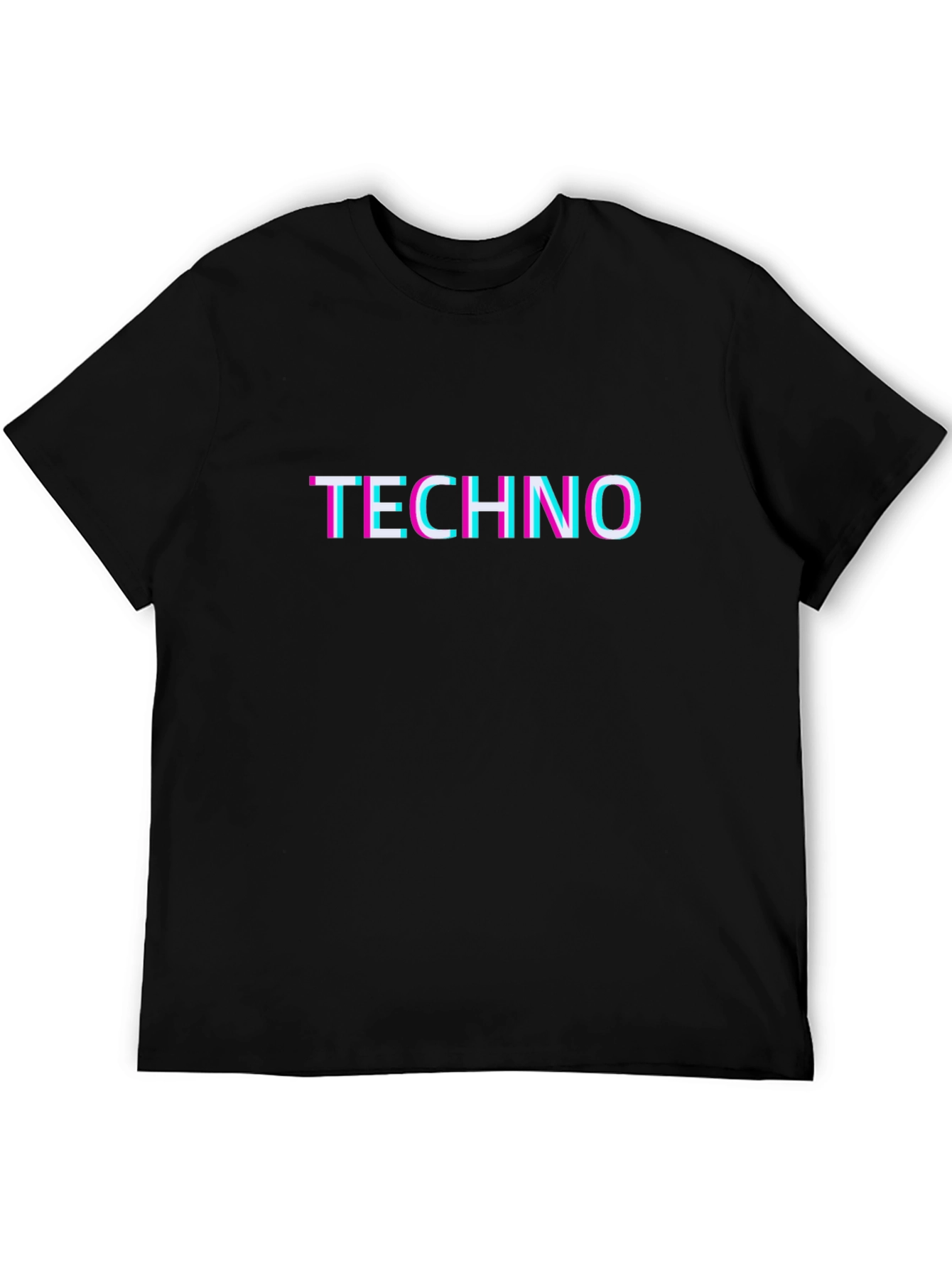 Techno Glitch T-Shirt - Modern Style