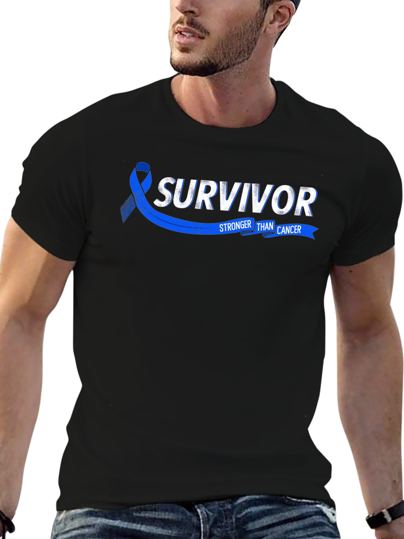 Survivor Stronger Than Cancer Awareness T-Shirt