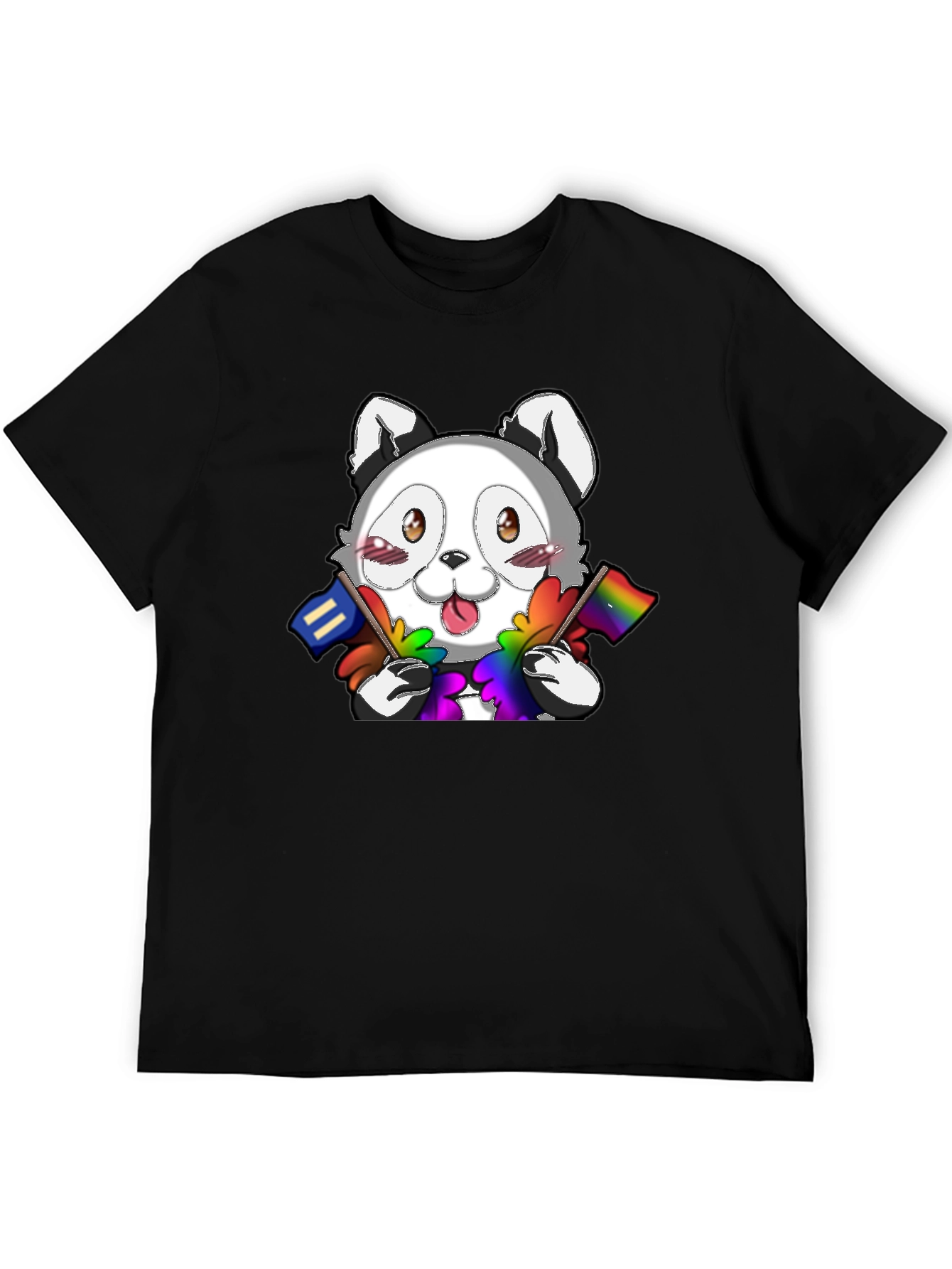 Cute LGBT Pride Raccoon T-Shirt