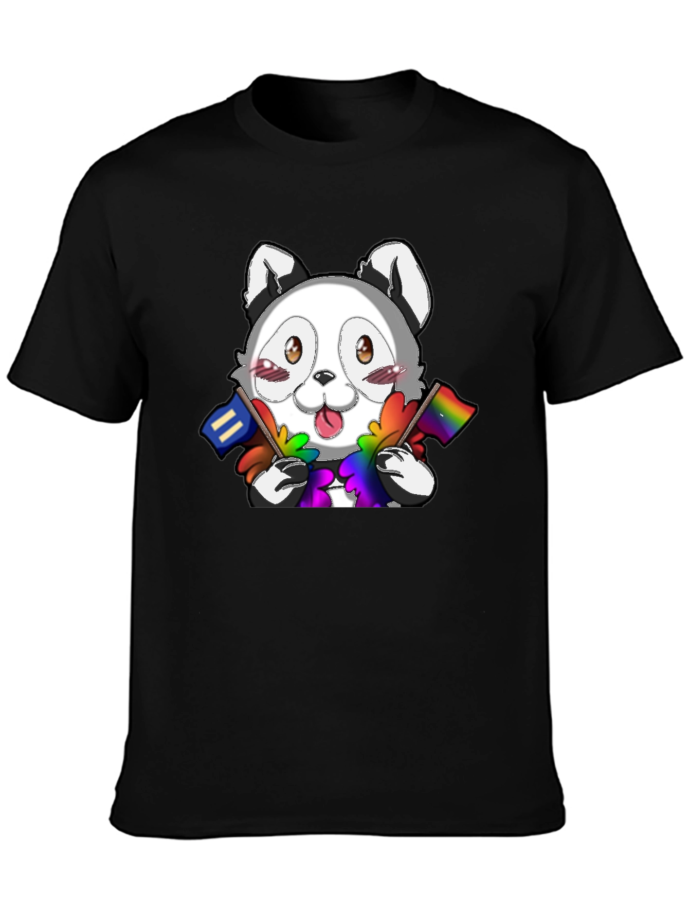 Cute LGBT Pride Raccoon T-Shirt