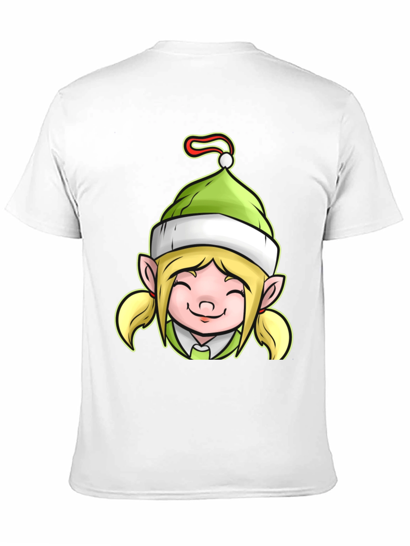 Festive Elf Girl Graphic Tee