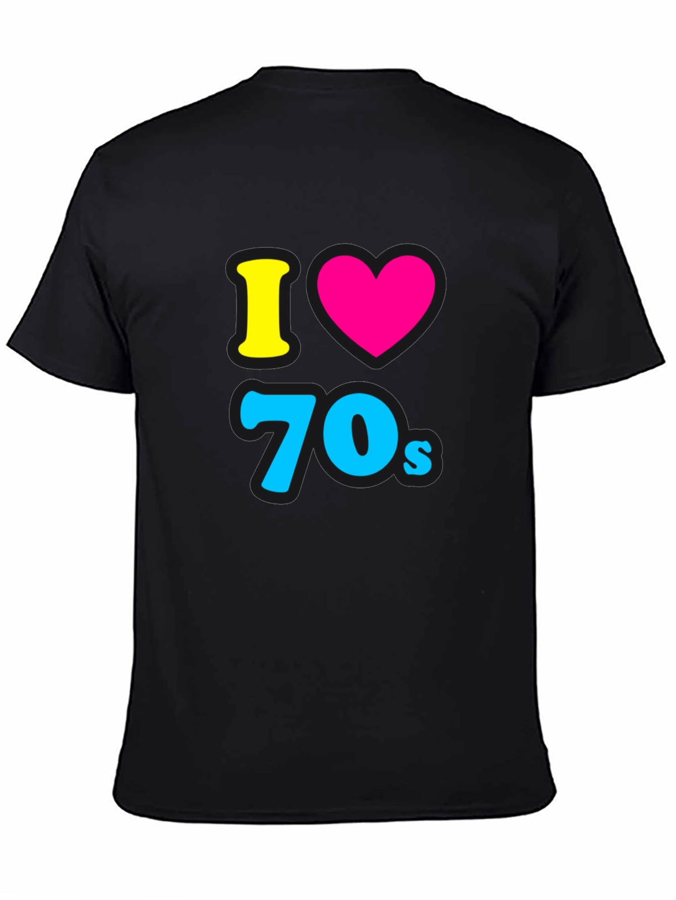 I Love the 70s Black Tee
