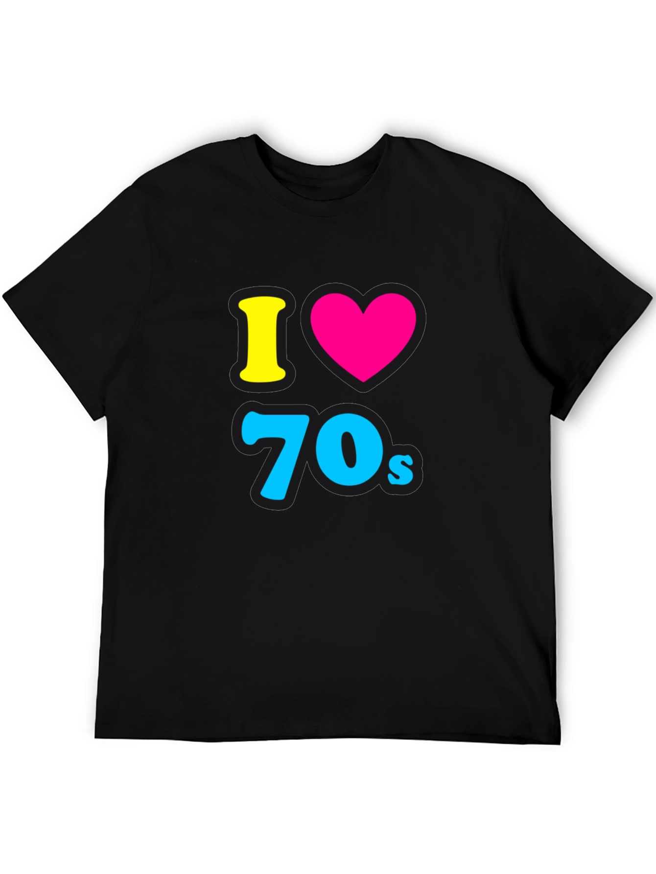 I Love the 70s Black Tee