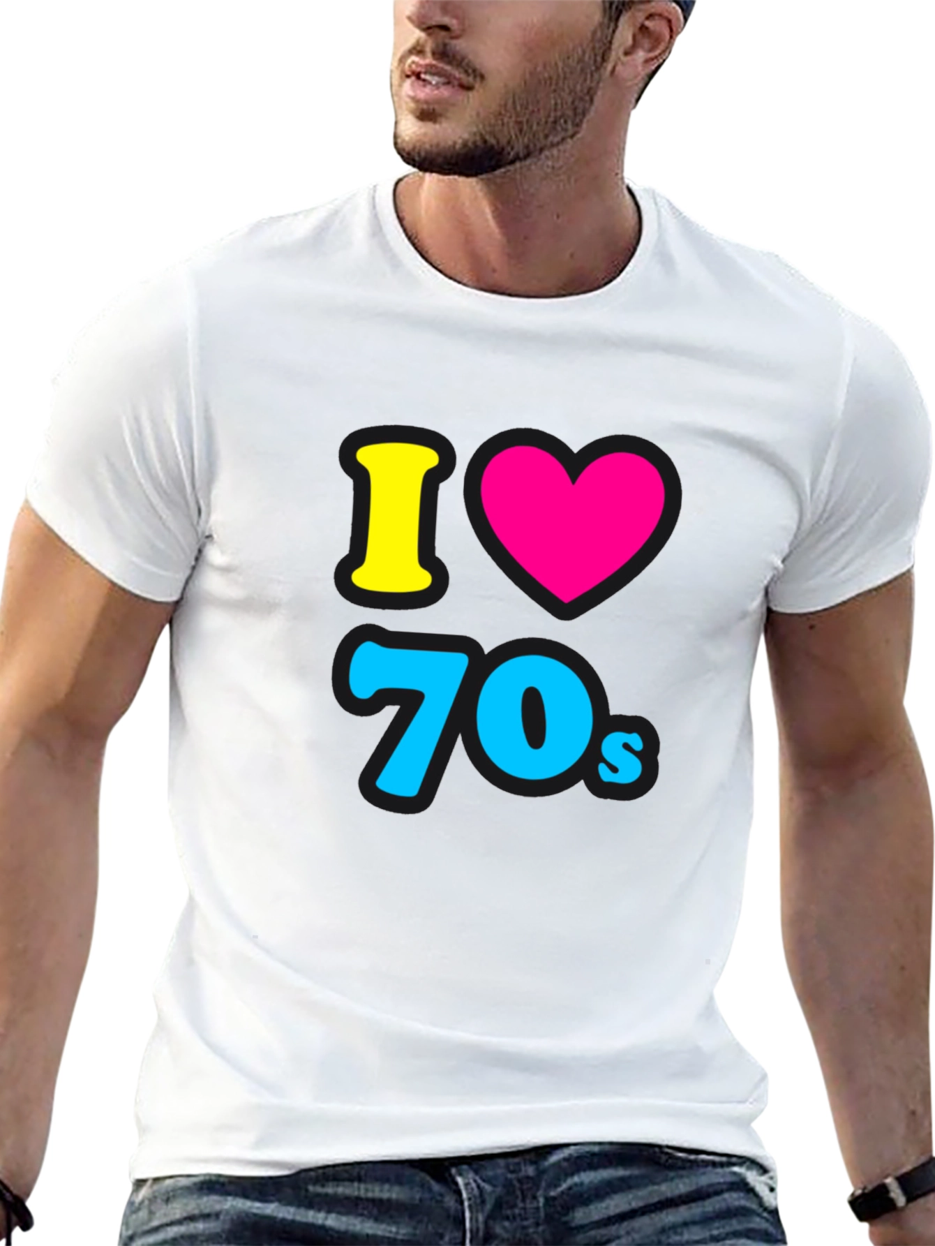 I Love the 70s Black Tee