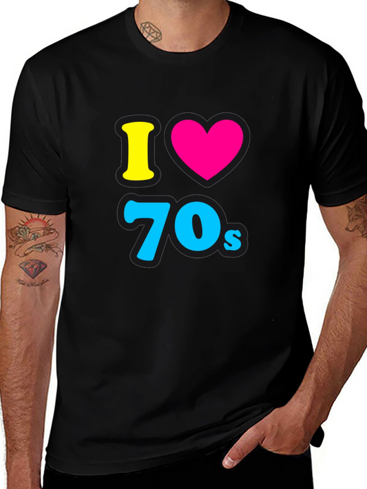 I Love the 70s Black Tee