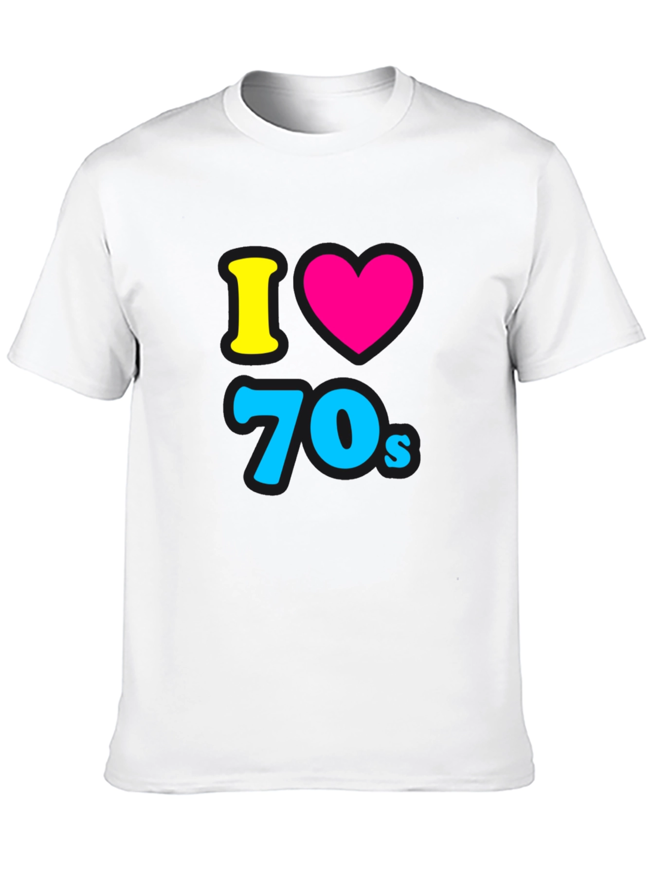 I Love the 70s Black Tee