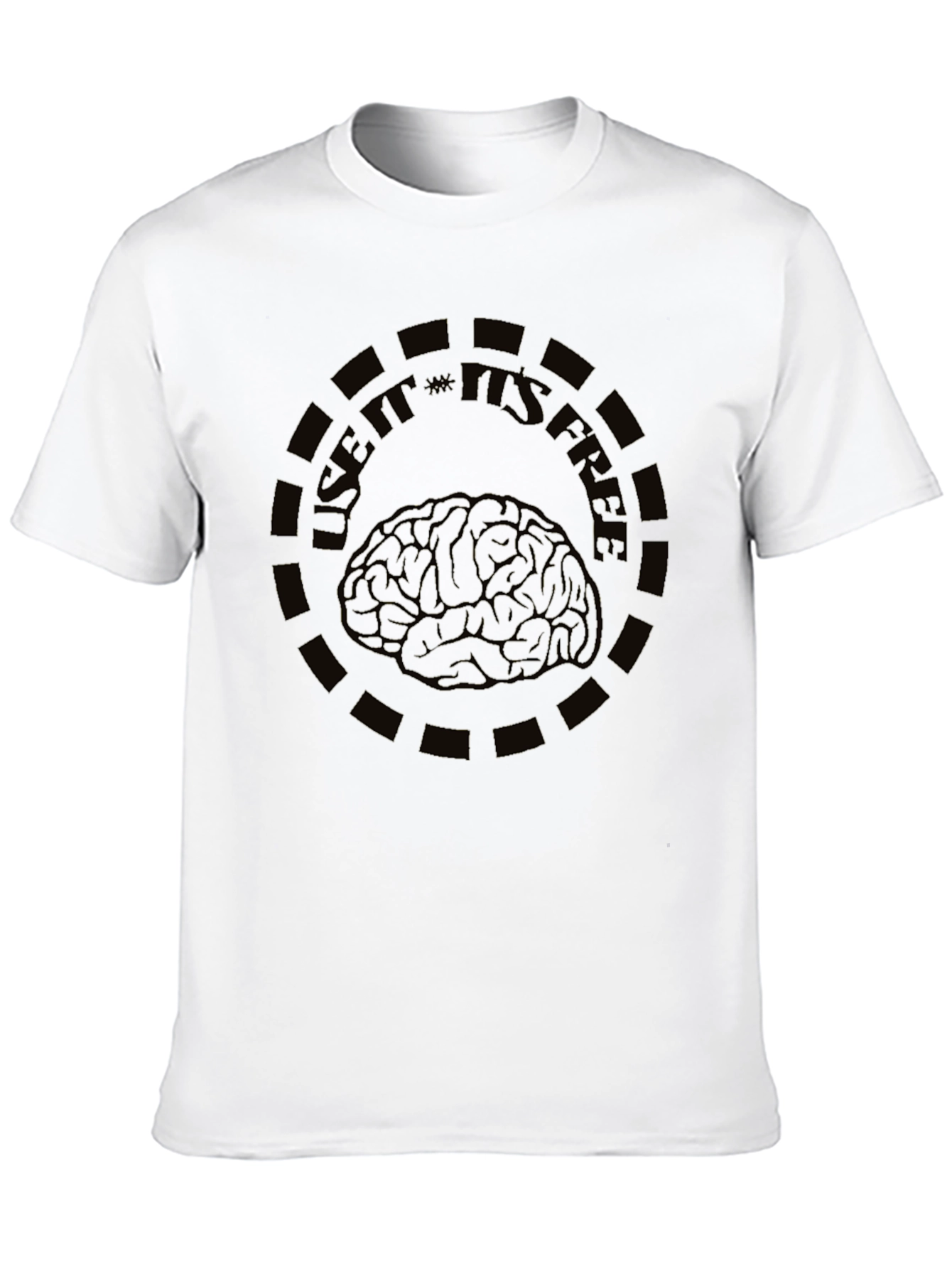 Use It Its Free Brain Graphic Tee
