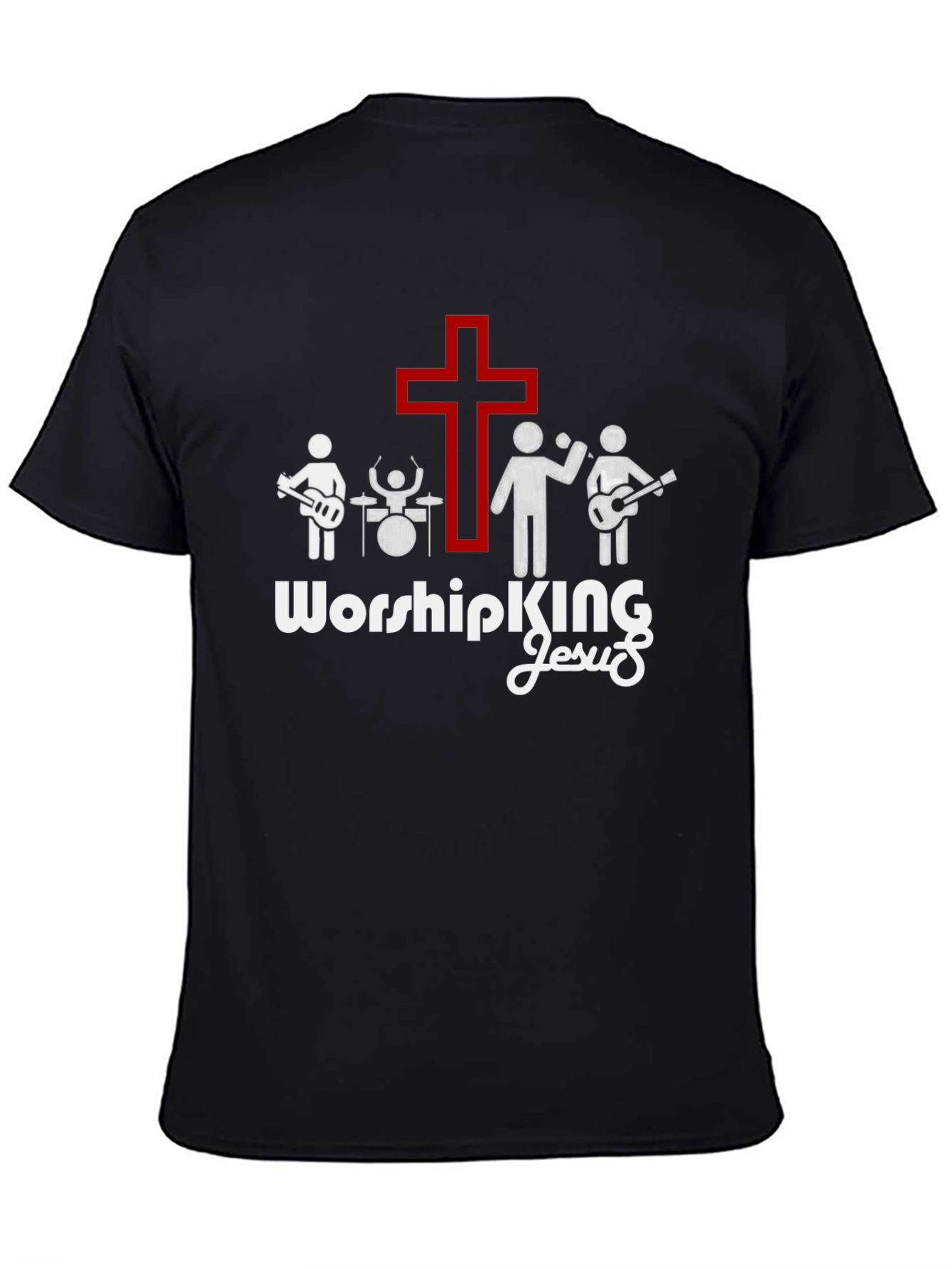 Worship King Jesus Christian Band T-Shirt