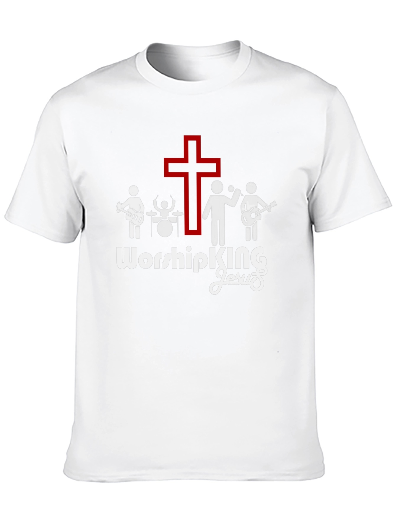 Worship King Jesus Christian Band T-Shirt