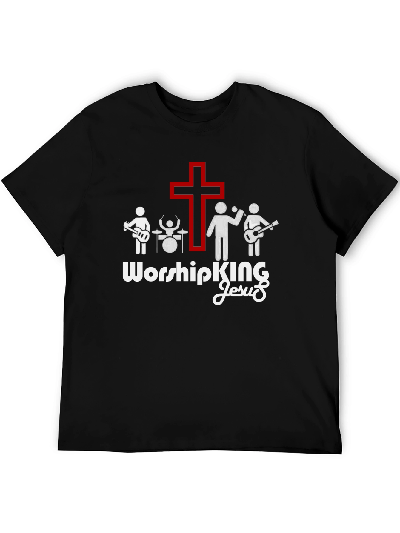 Worship King Jesus Christian Band T-Shirt