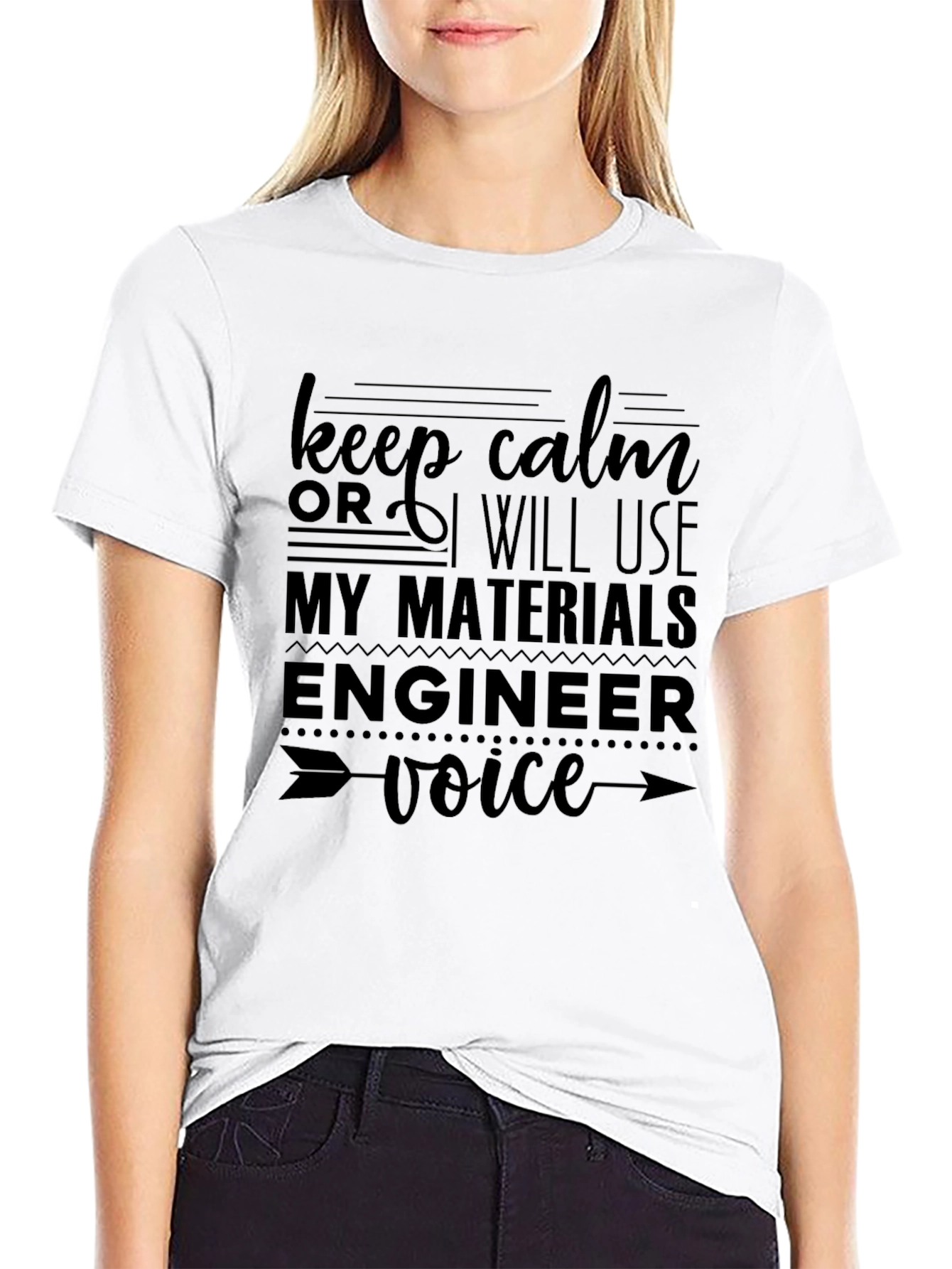 Keep Calm Materials Engineer Funny T-Shirt