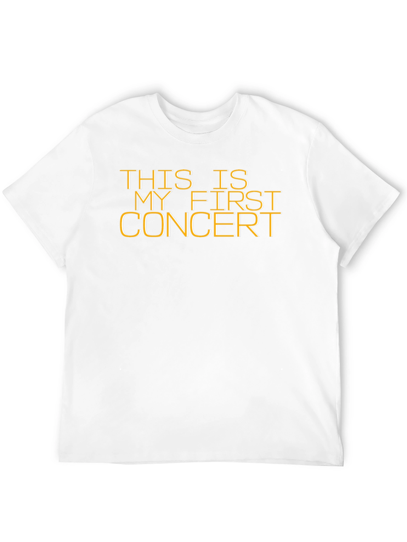 First Concert T-Shirt - Black Cotton Tee