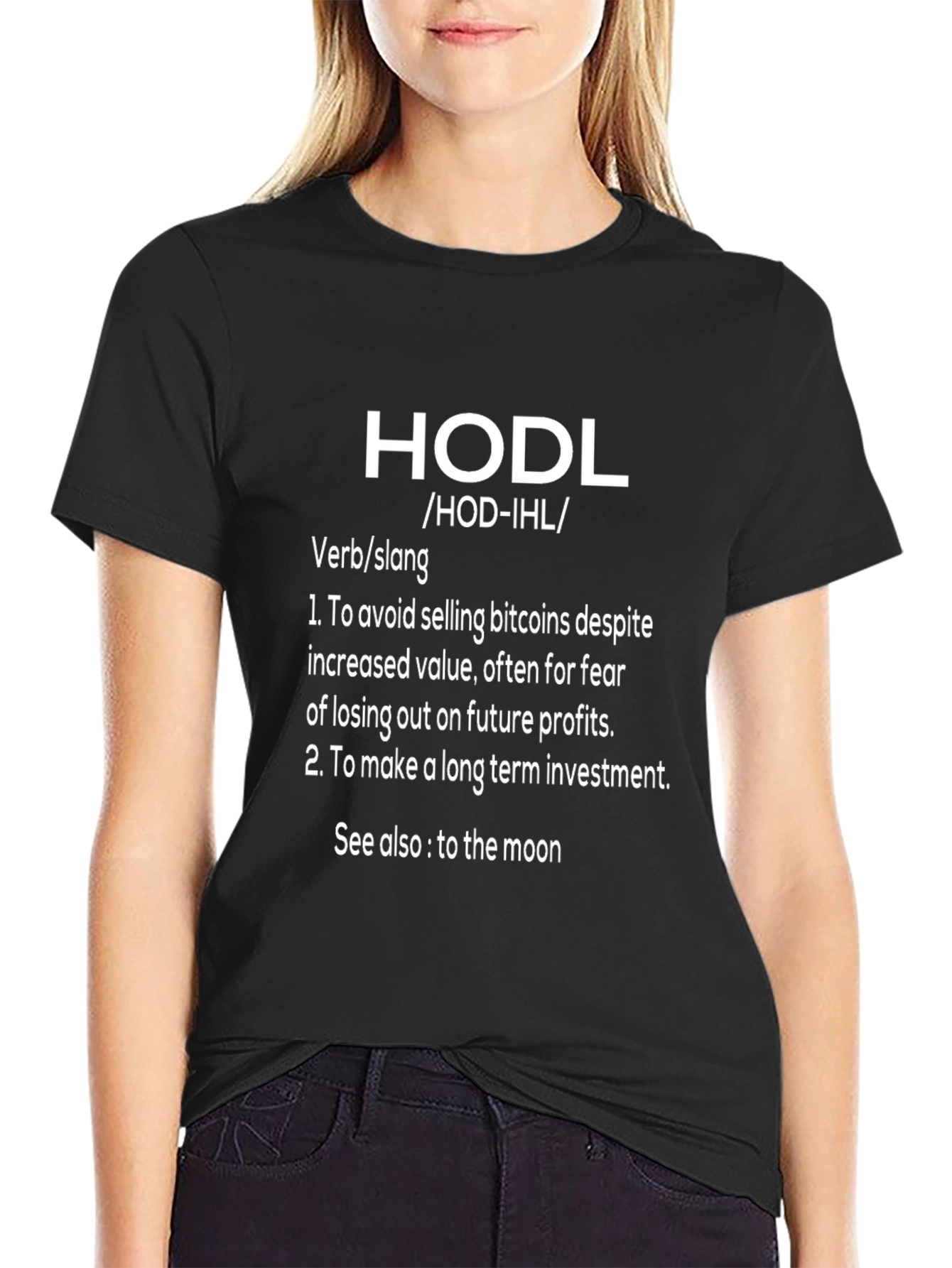 HODL Definition T-Shirt - Crypto Investor Apparel