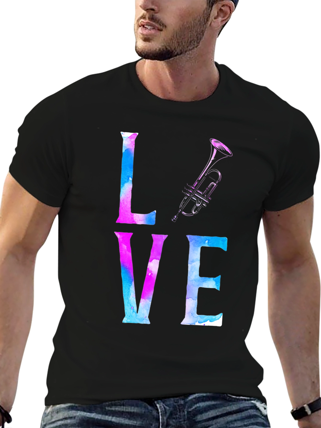LOVE Trumpet T-Shirt - Musicians Tee
