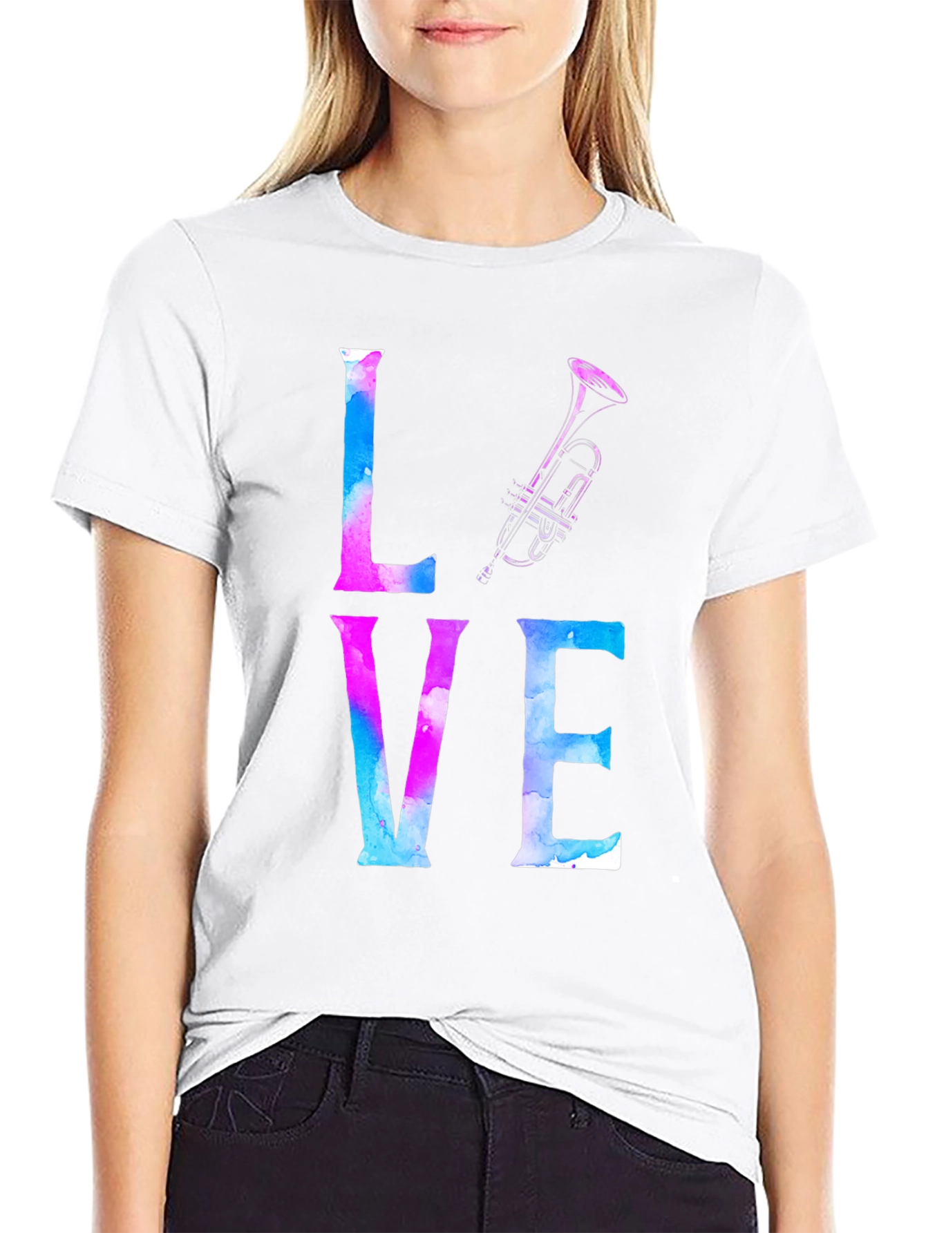 LOVE Trumpet T-Shirt - Musicians Tee