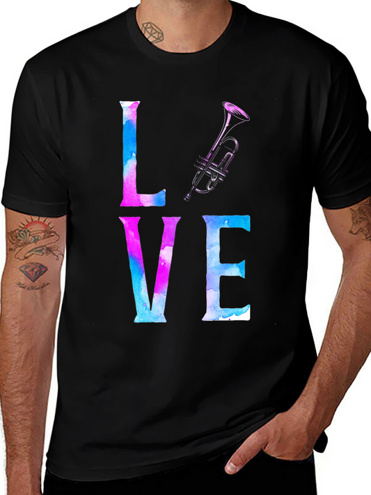 LOVE Trumpet T-Shirt - Musicians Tee