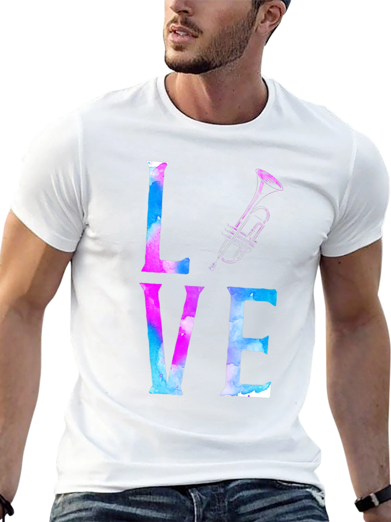 LOVE Trumpet T-Shirt - Musicians Tee