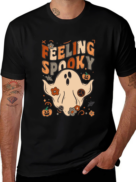 Feeling Spooky Graphic Halloween T-Shirt