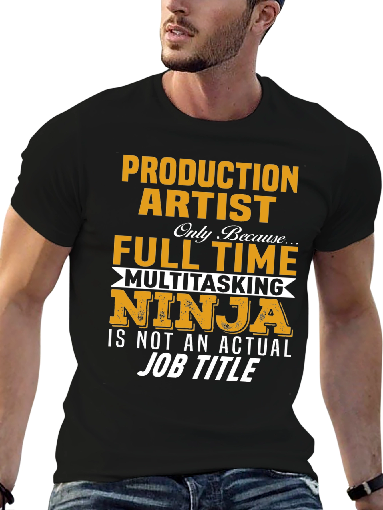 Production Artist Full Time Multitasking Ninja T-Shirt