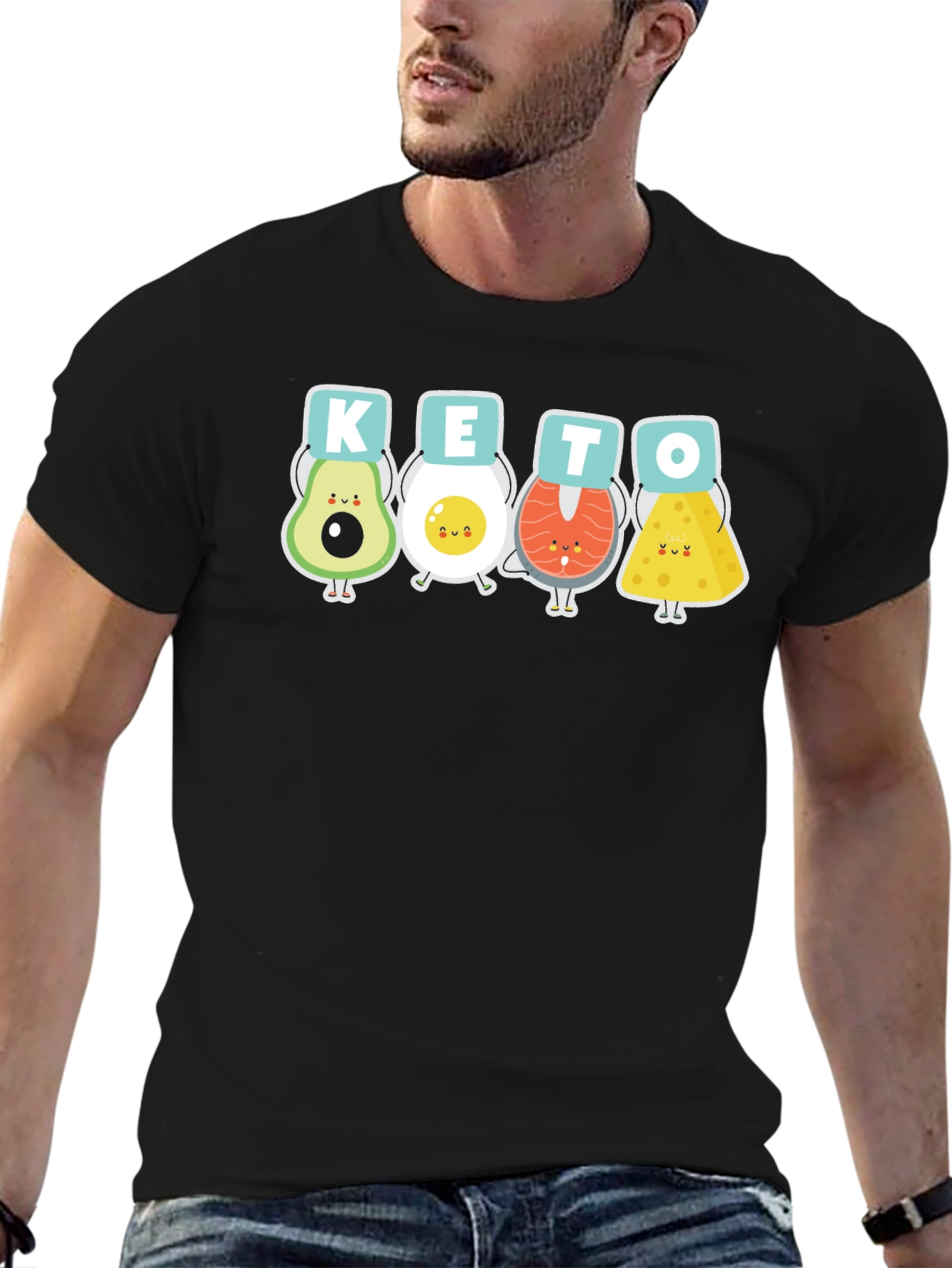 Keto Diet Cartoon T-Shirt