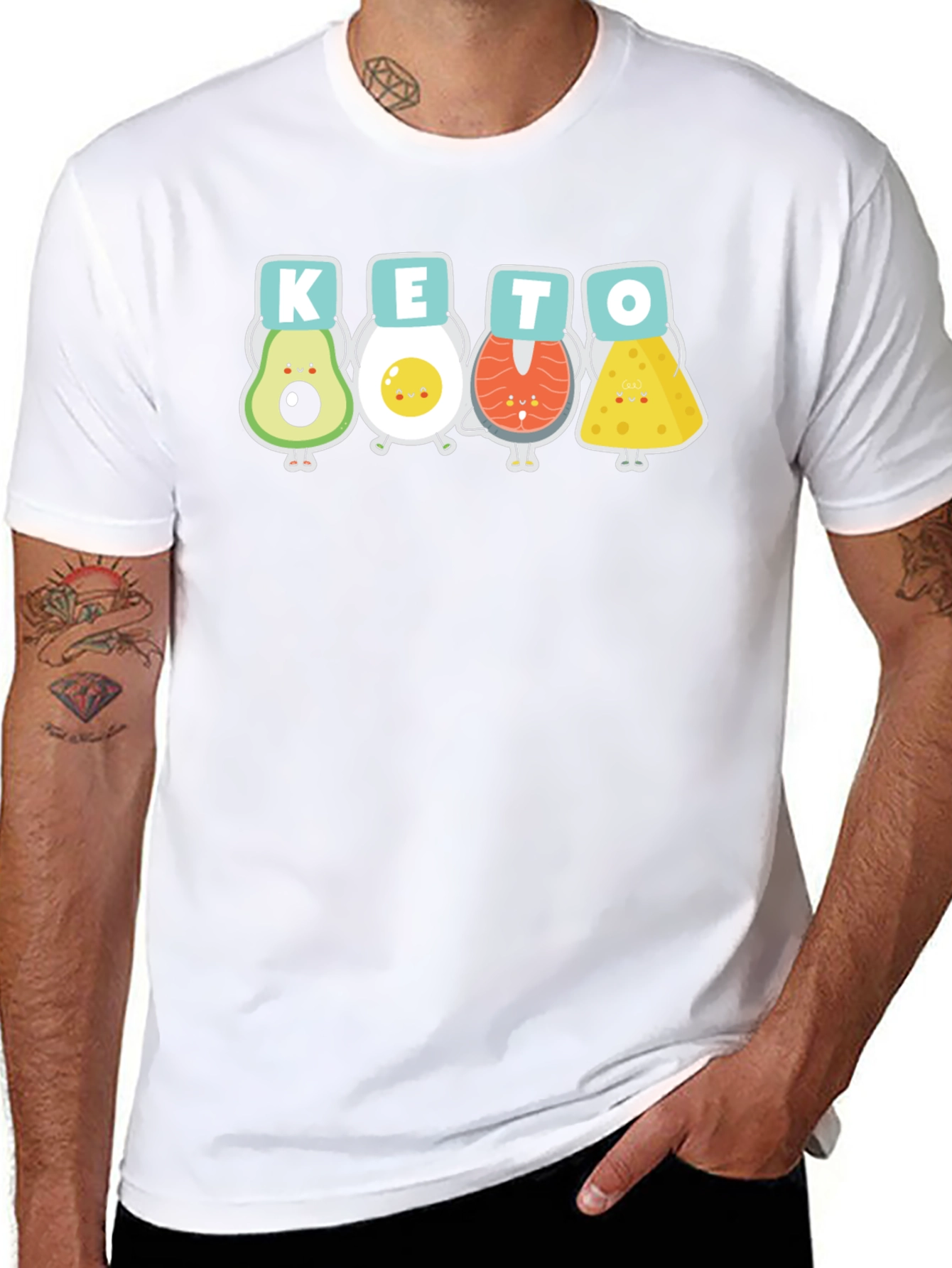 Keto Diet Cartoon T-Shirt