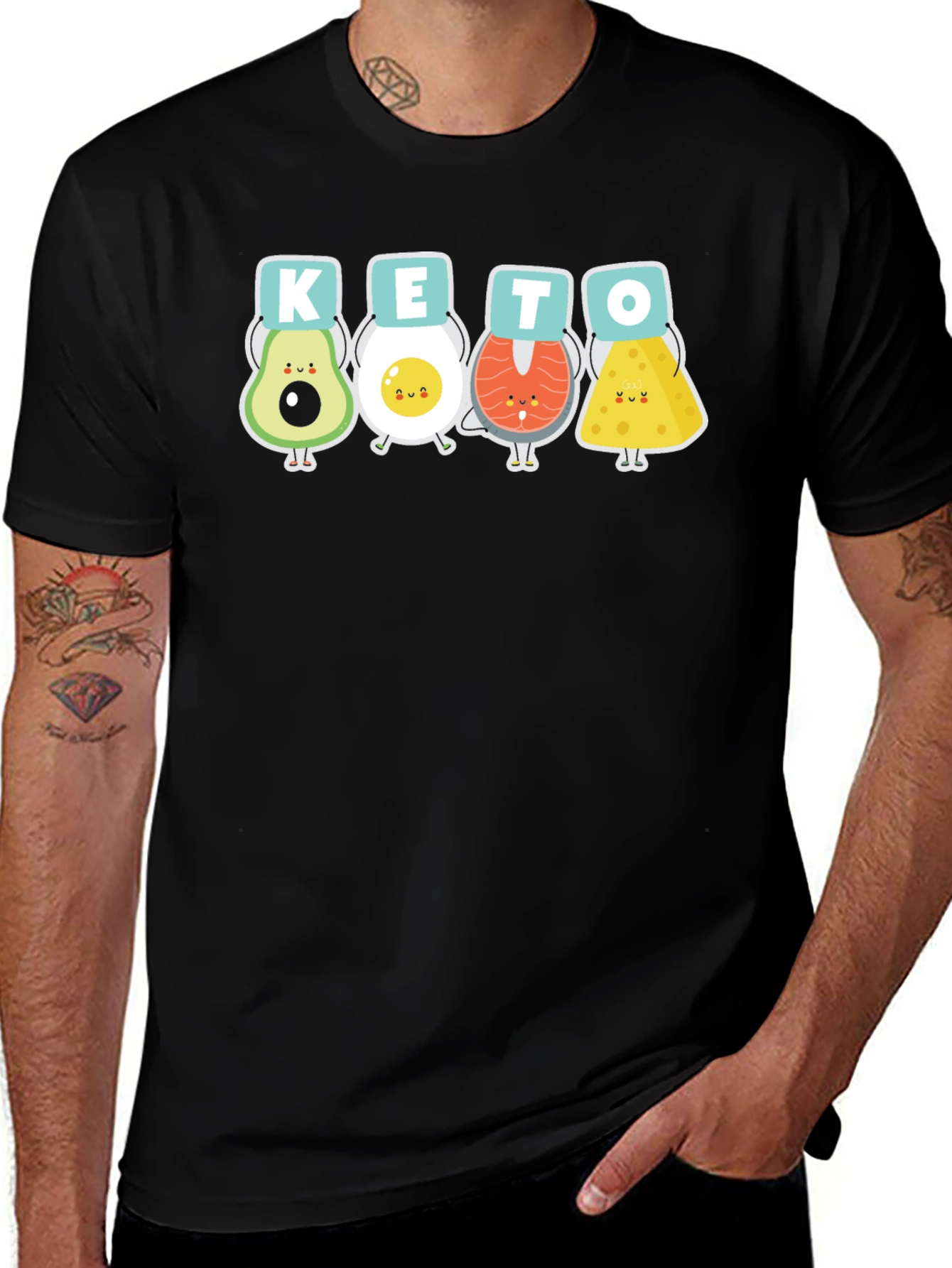 Keto Diet Cartoon T-Shirt