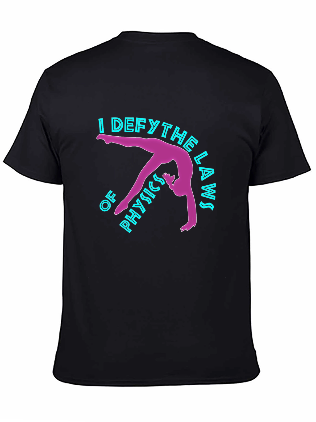 Defy Physics T-Shirt - Gymnastics Design