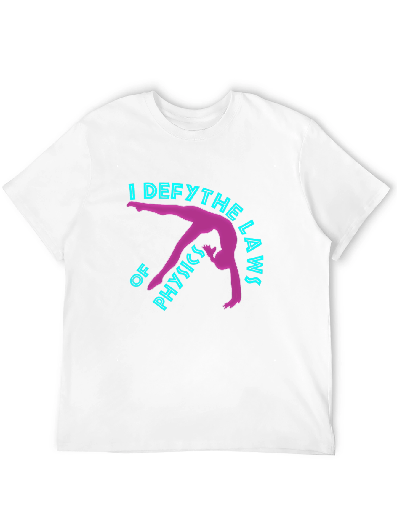 Defy Physics T-Shirt - Gymnastics Design