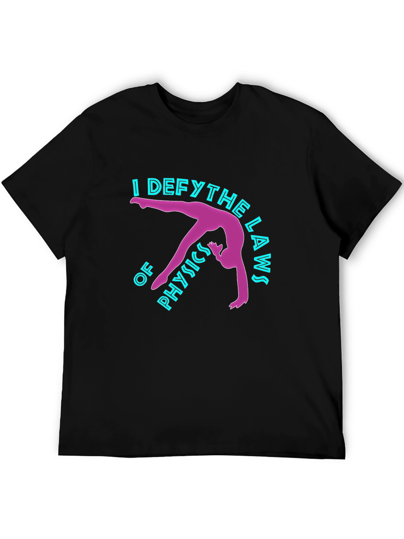 Defy Physics T-Shirt - Gymnastics Design