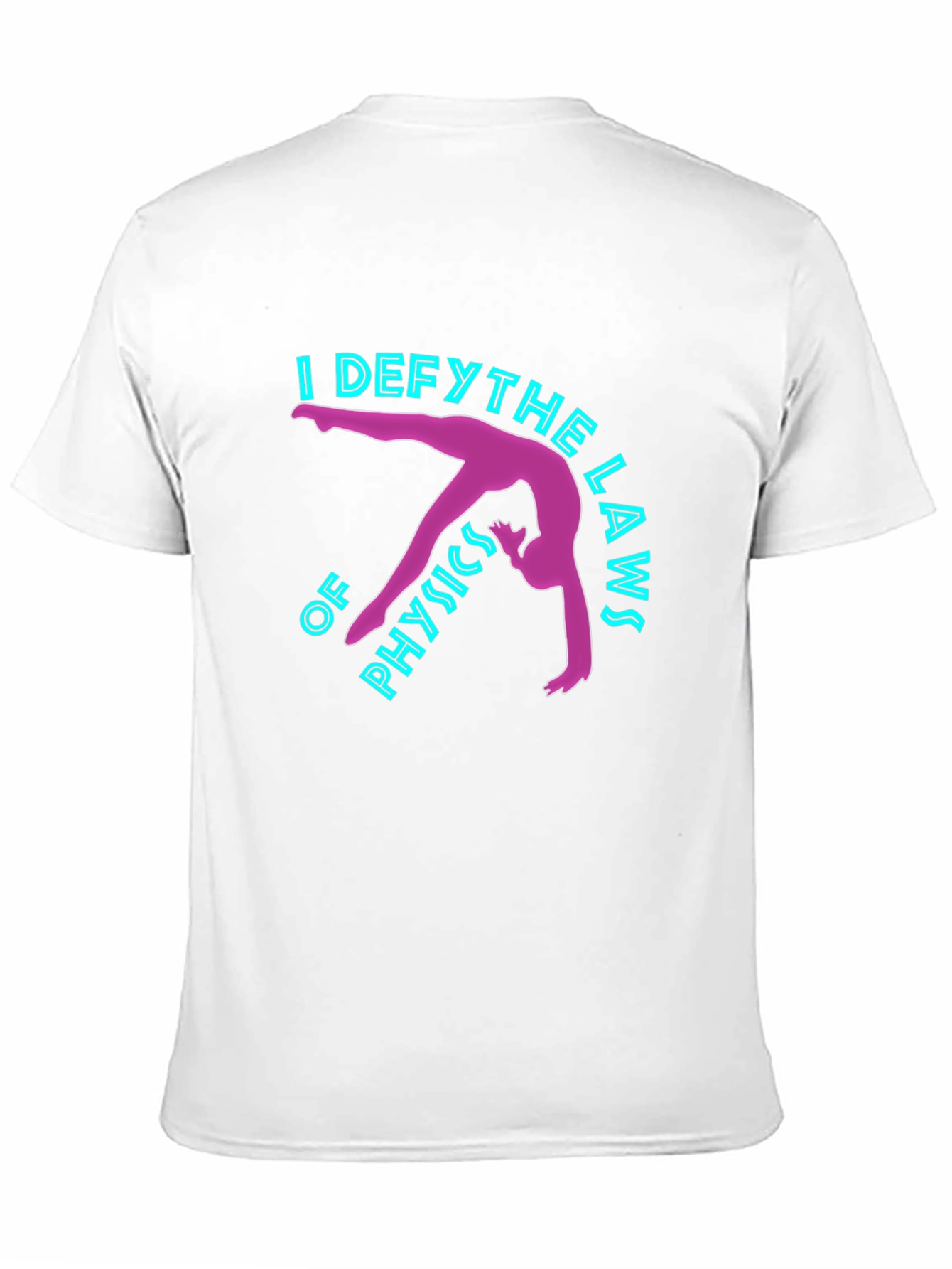 Defy Physics T-Shirt - Gymnastics Design